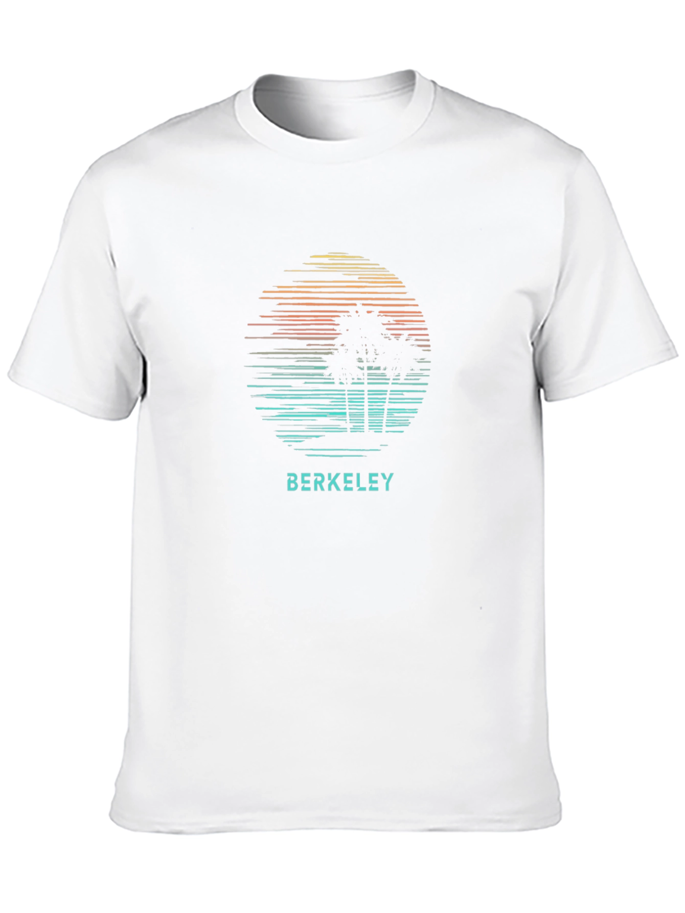 Berkeley Palm Tree Sunset Graphic T-Shirt