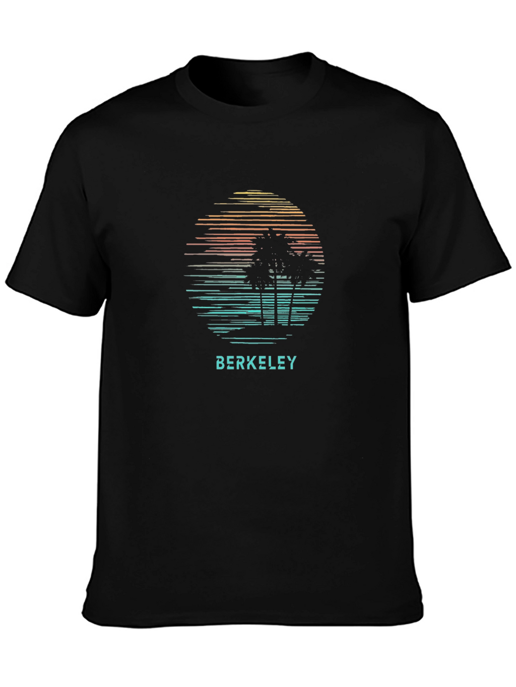 Berkeley Palm Tree Sunset Graphic T-Shirt