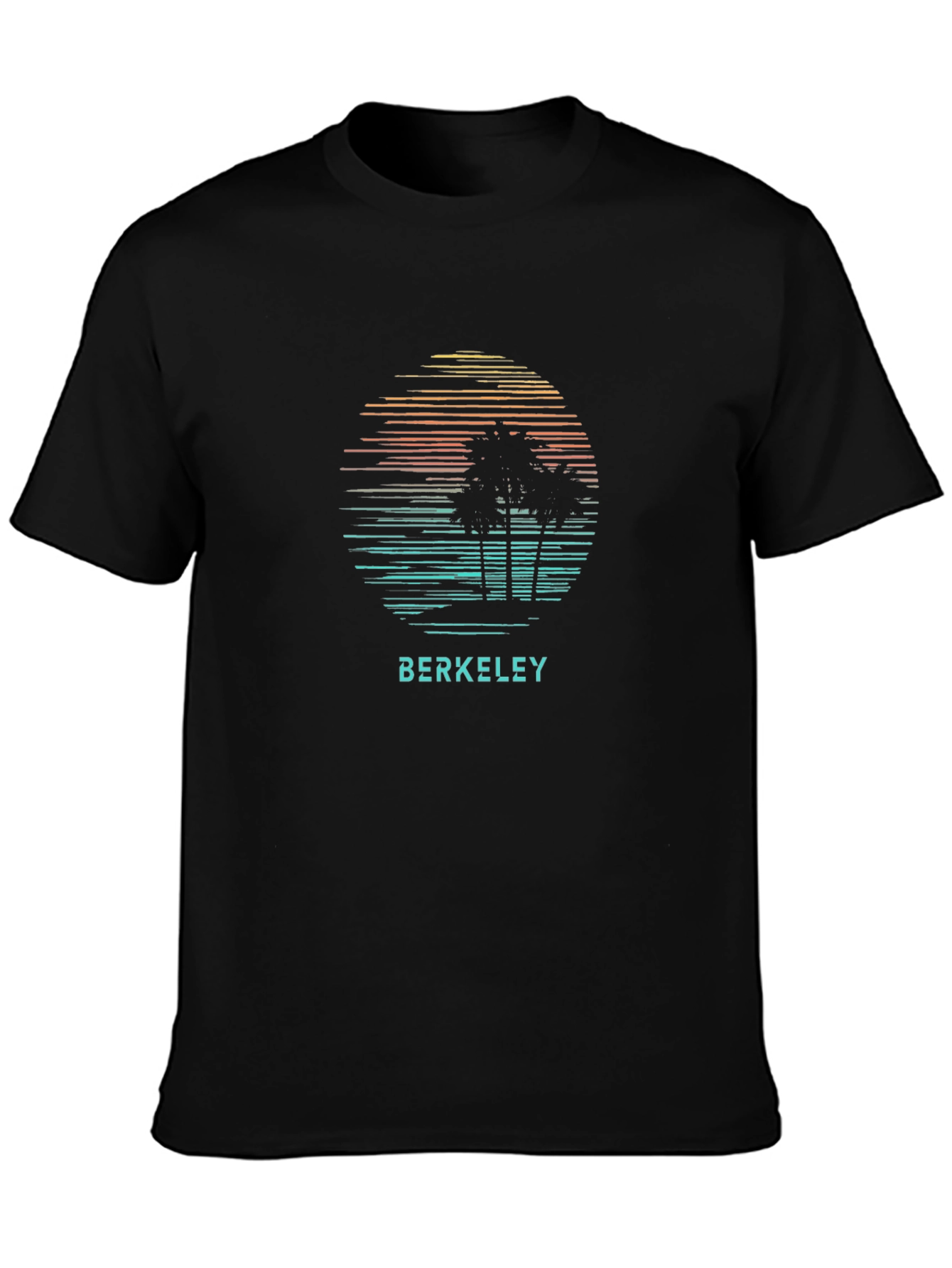 Berkeley Palm Tree Sunset Graphic T-Shirt