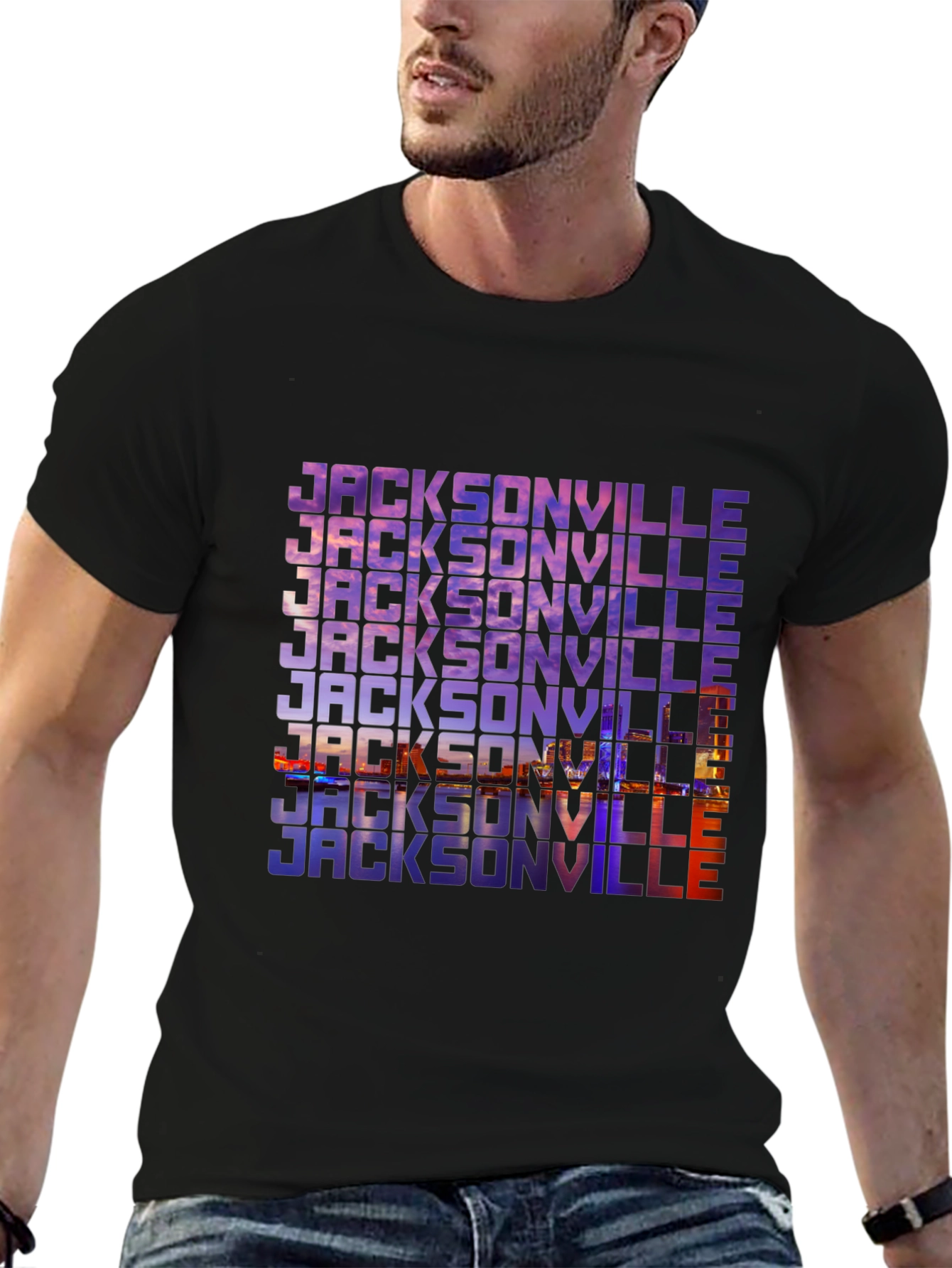Jacksonville Skyline Graphic Tee