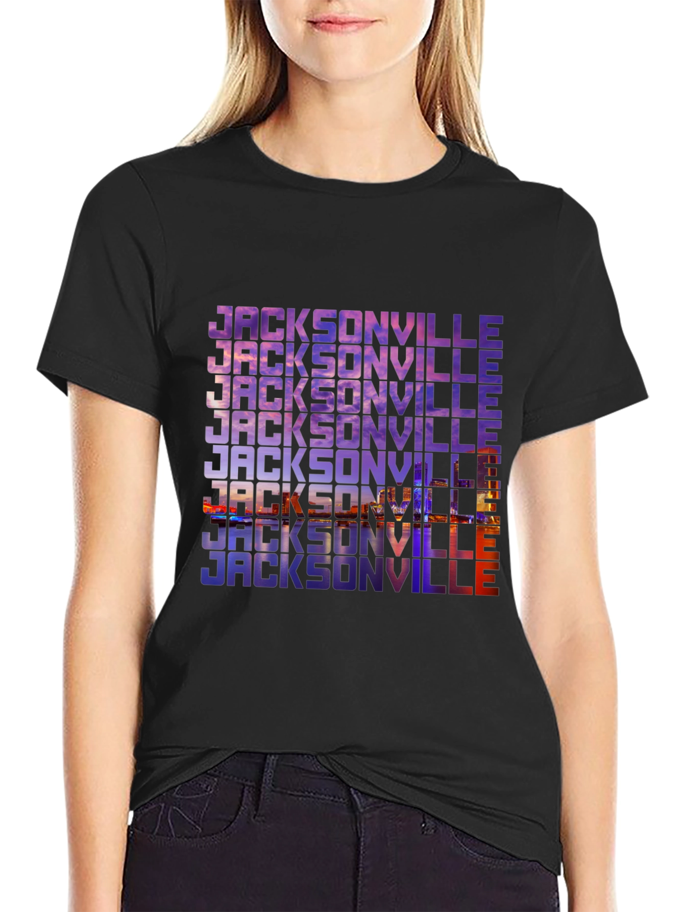 Jacksonville Skyline Graphic Tee