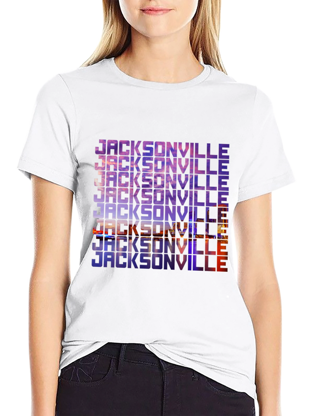 Jacksonville Skyline Graphic Tee