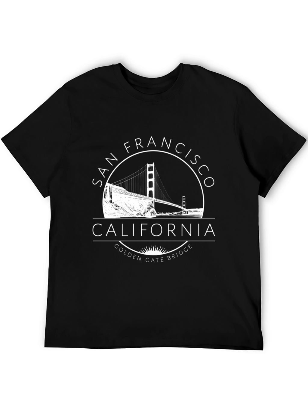 San Francisco Golden Gate Bridge Graphic T-Shirt