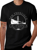 San Francisco Golden Gate Bridge Graphic T-Shirt