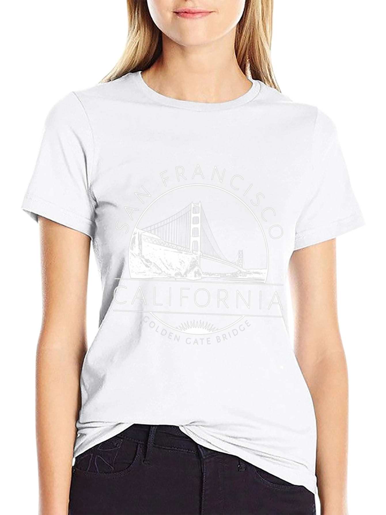 San Francisco Golden Gate Bridge Graphic T-Shirt