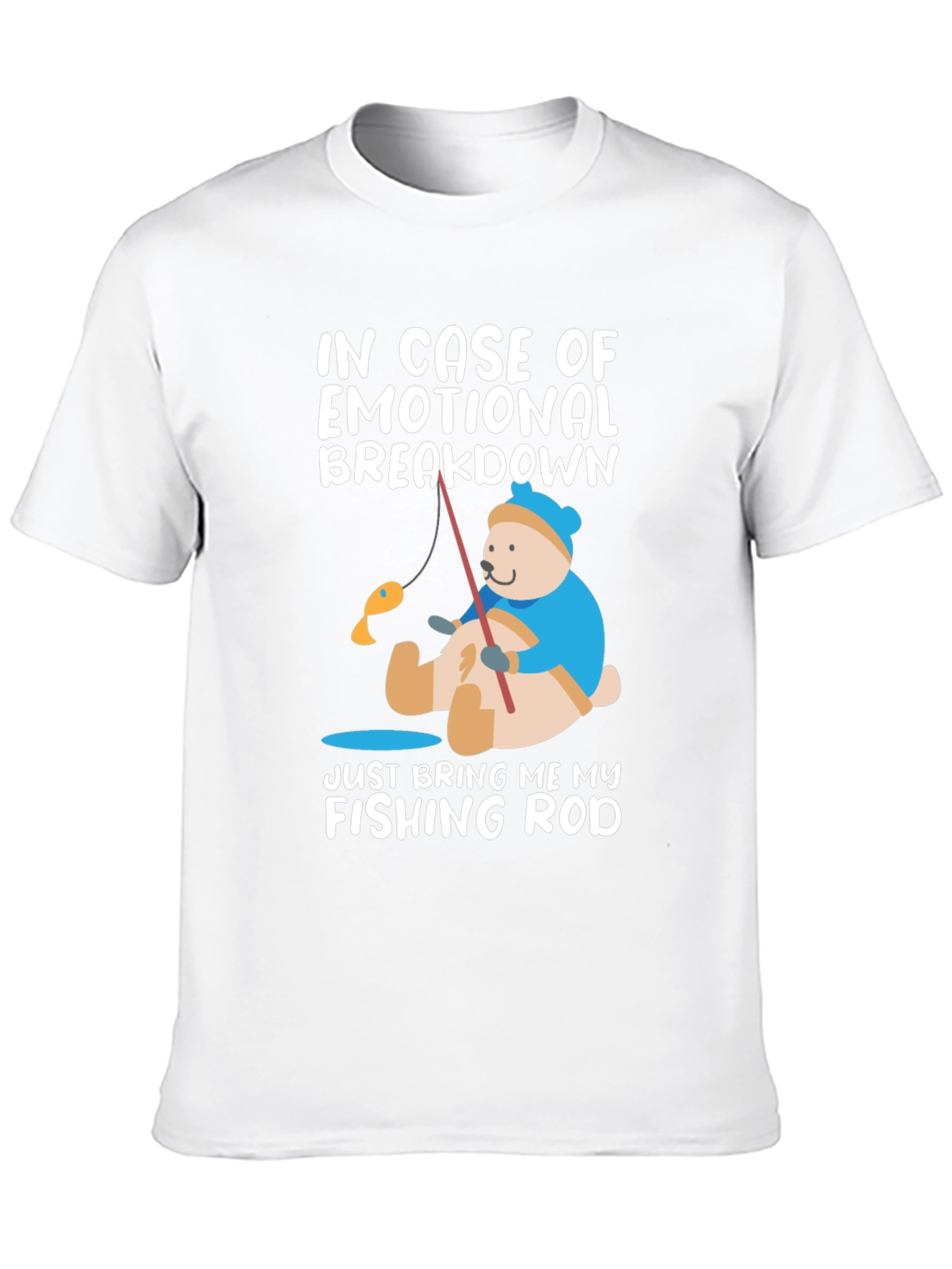 Emotional Breakdown Fishing Rod T-Shirt