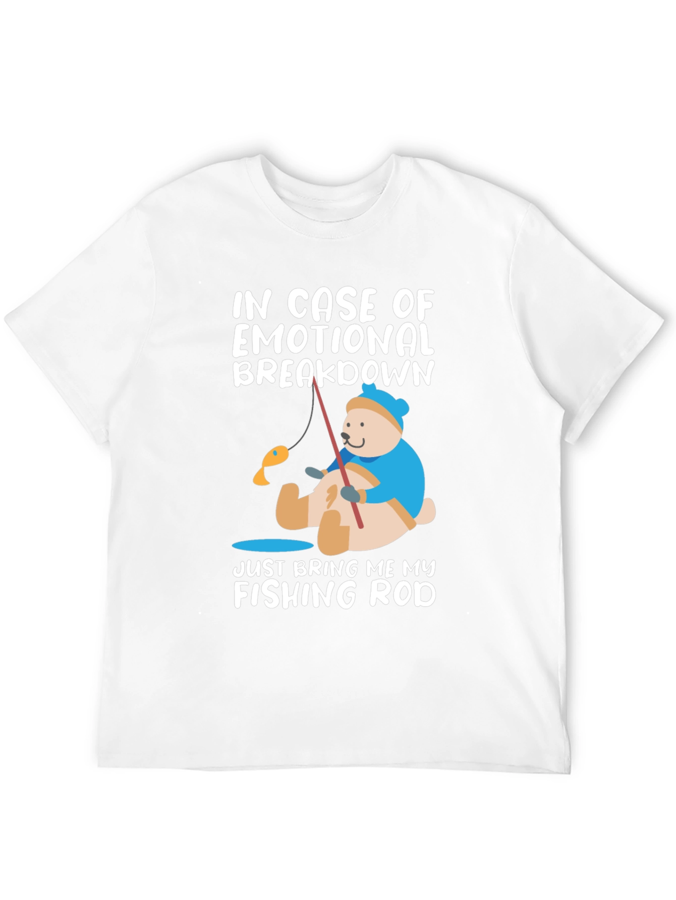 Emotional Breakdown Fishing Rod T-Shirt