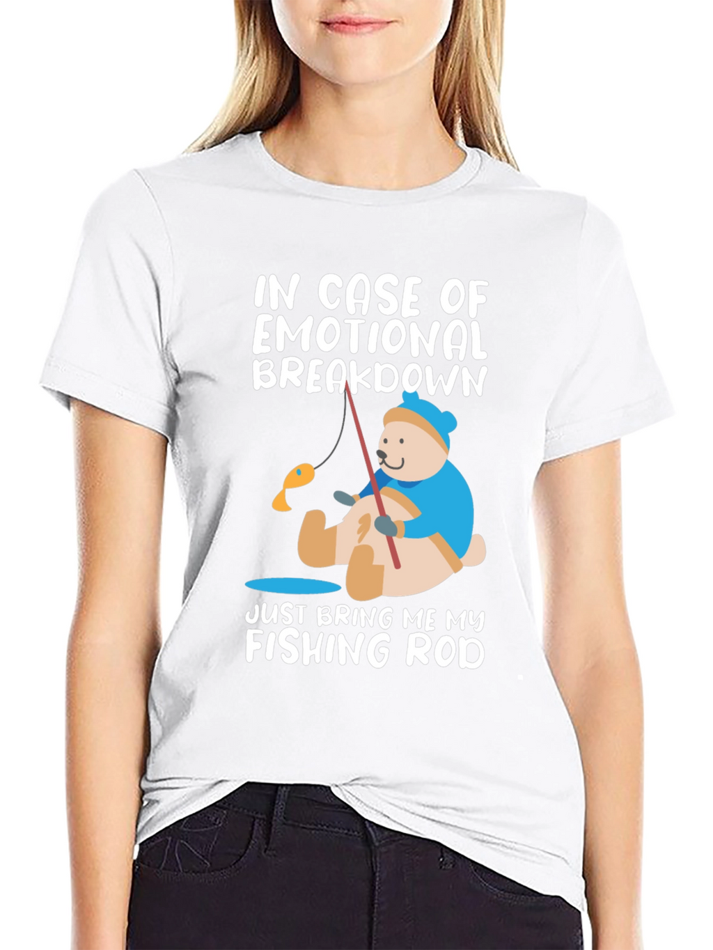 Emotional Breakdown Fishing Rod T-Shirt