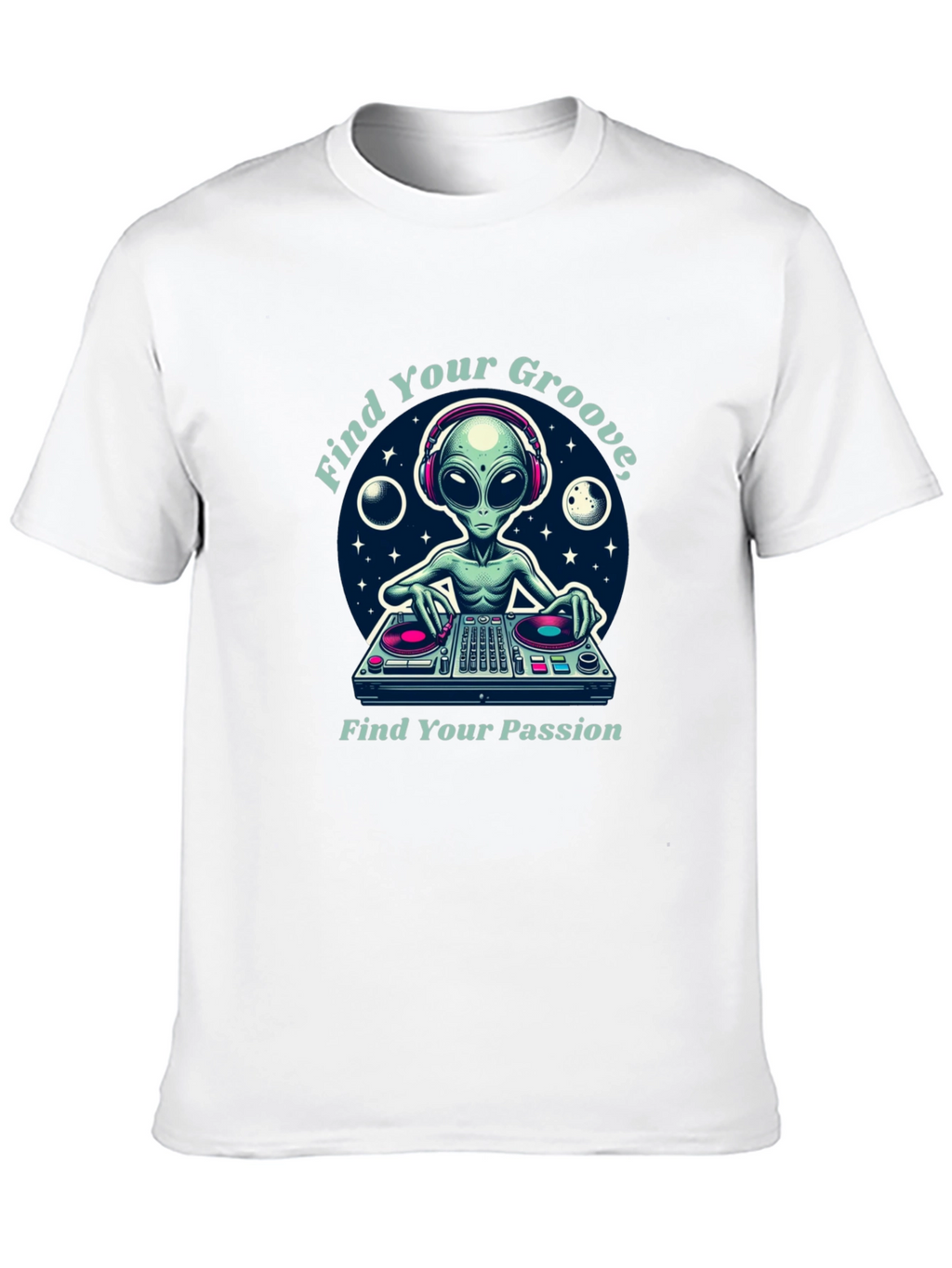 Alien DJ T-Shirt: Find Your Groove & Passion