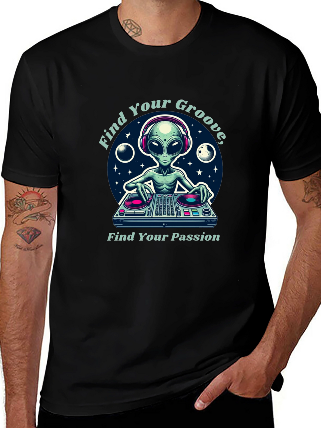 Alien DJ T-Shirt: Find Your Groove & Passion