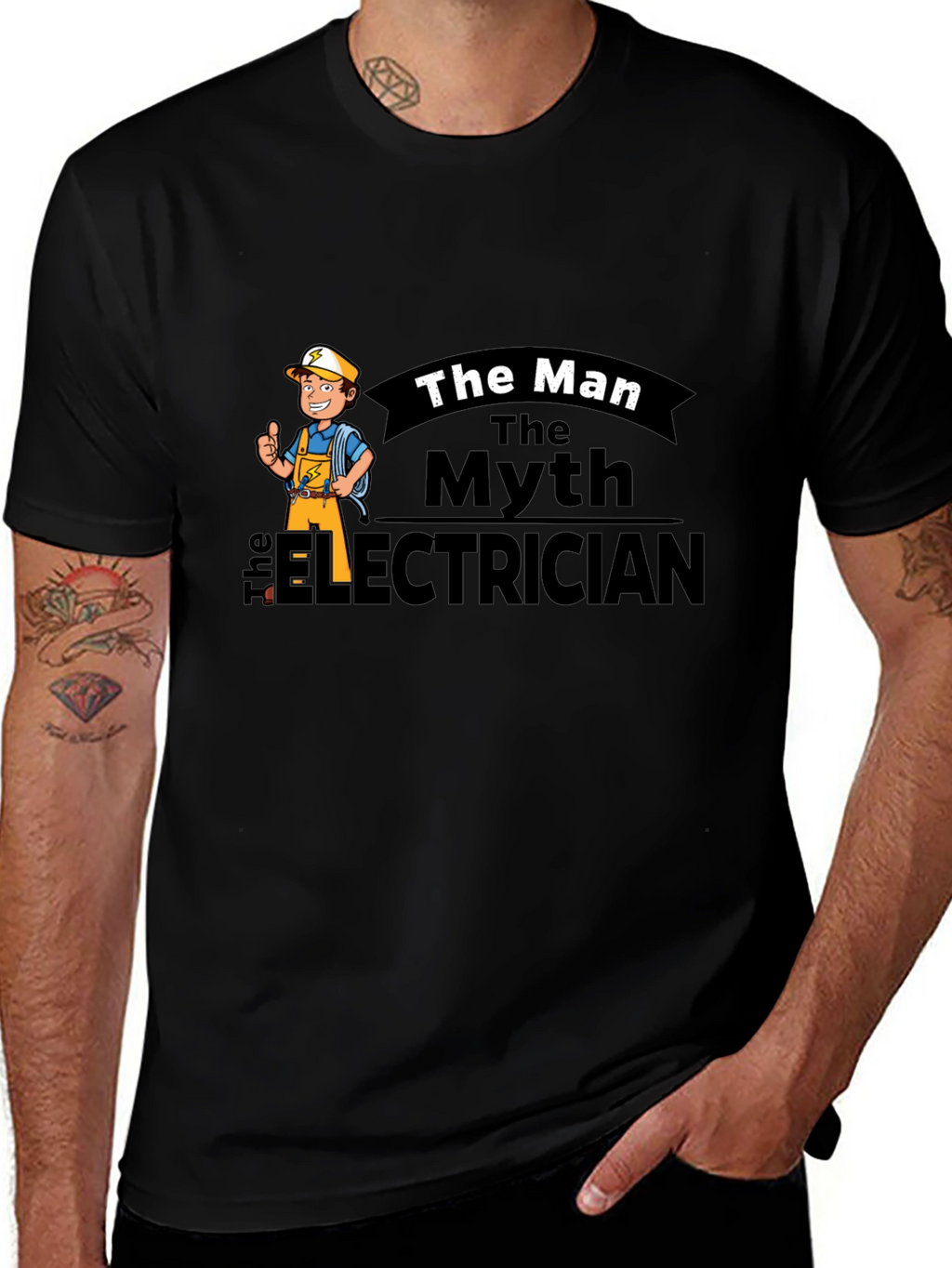 The Electrician T-Shirt - Man Myth Legend