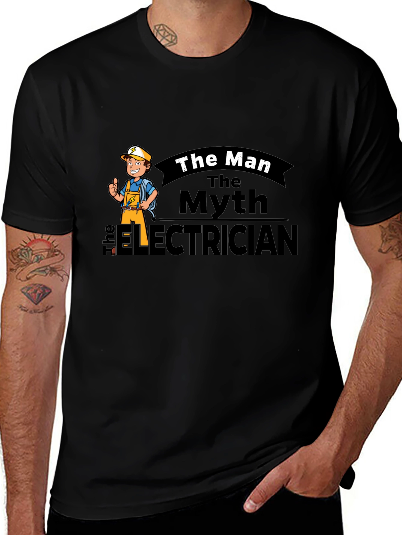 The Electrician T-Shirt - Man Myth Legend