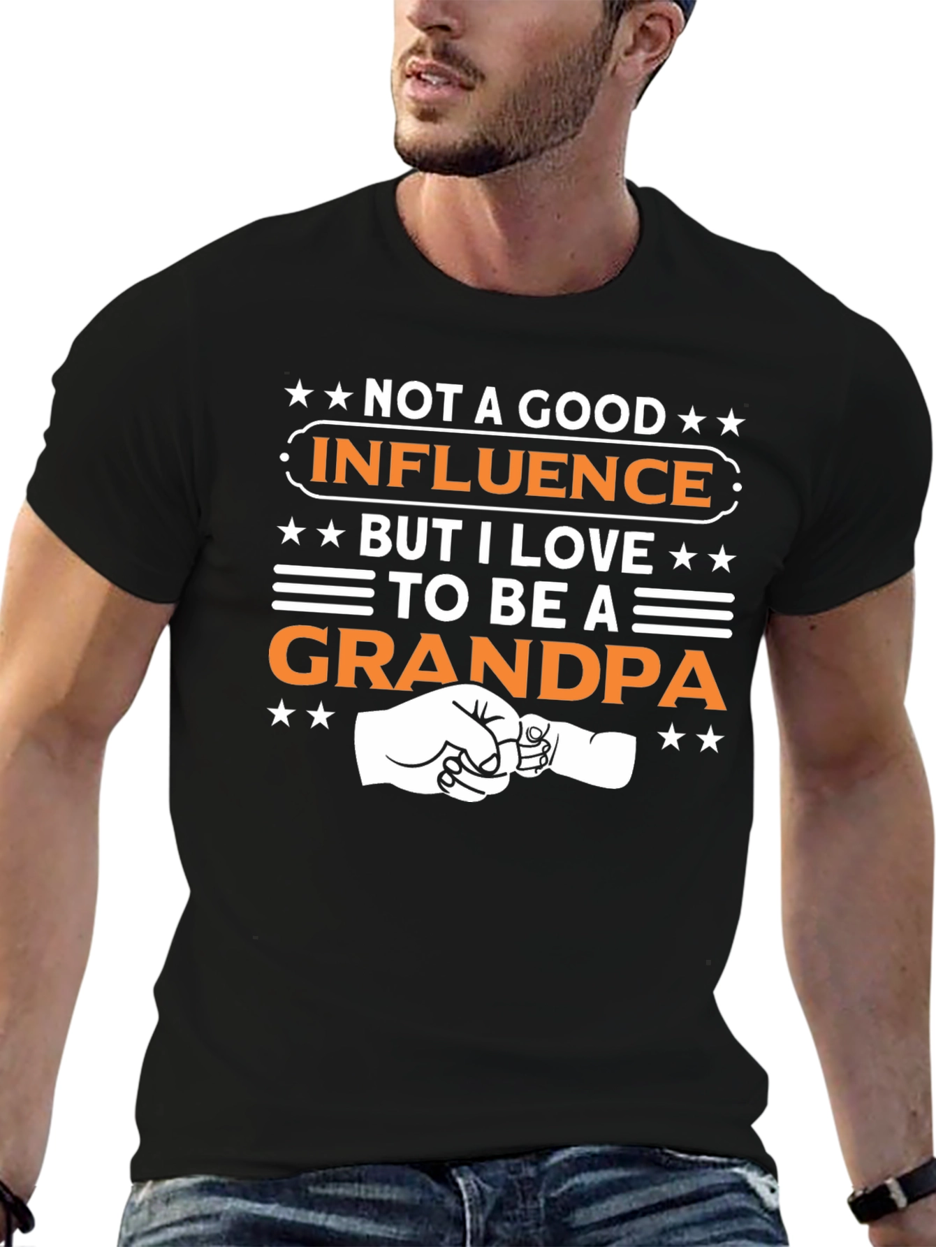 Not a Good Influence Grandpa T-Shirt