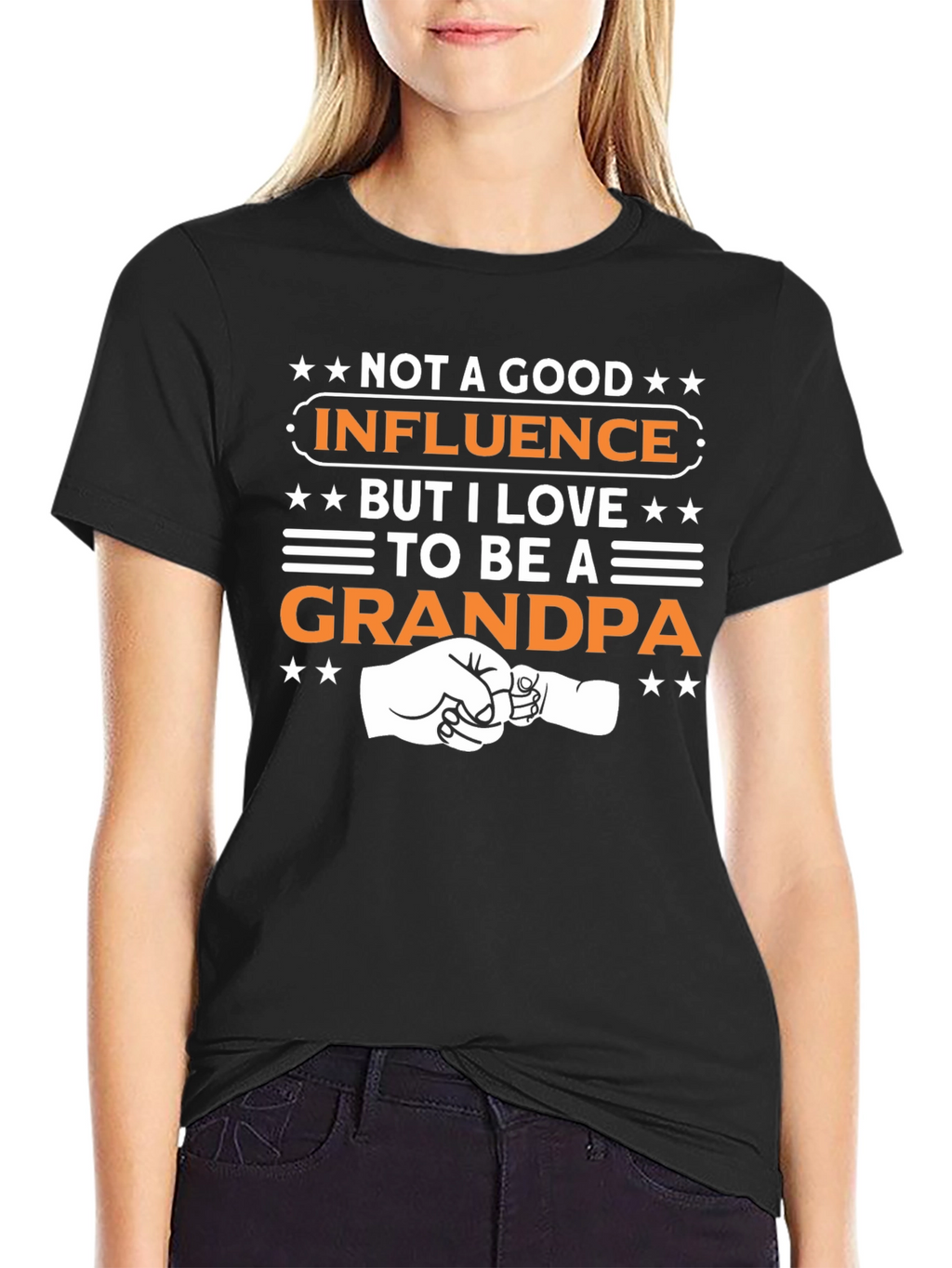 Not a Good Influence Grandpa T-Shirt