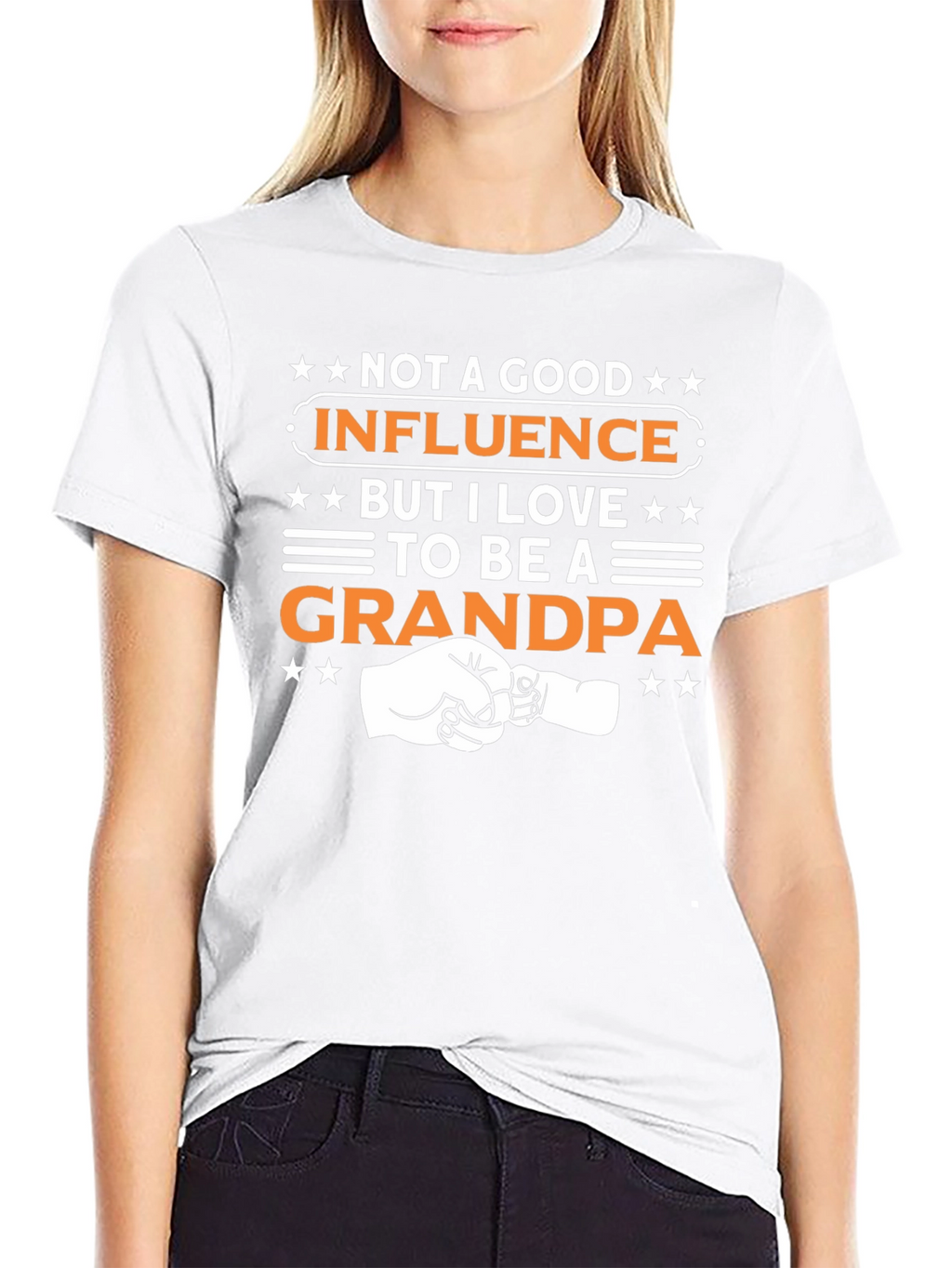 Not a Good Influence Grandpa T-Shirt