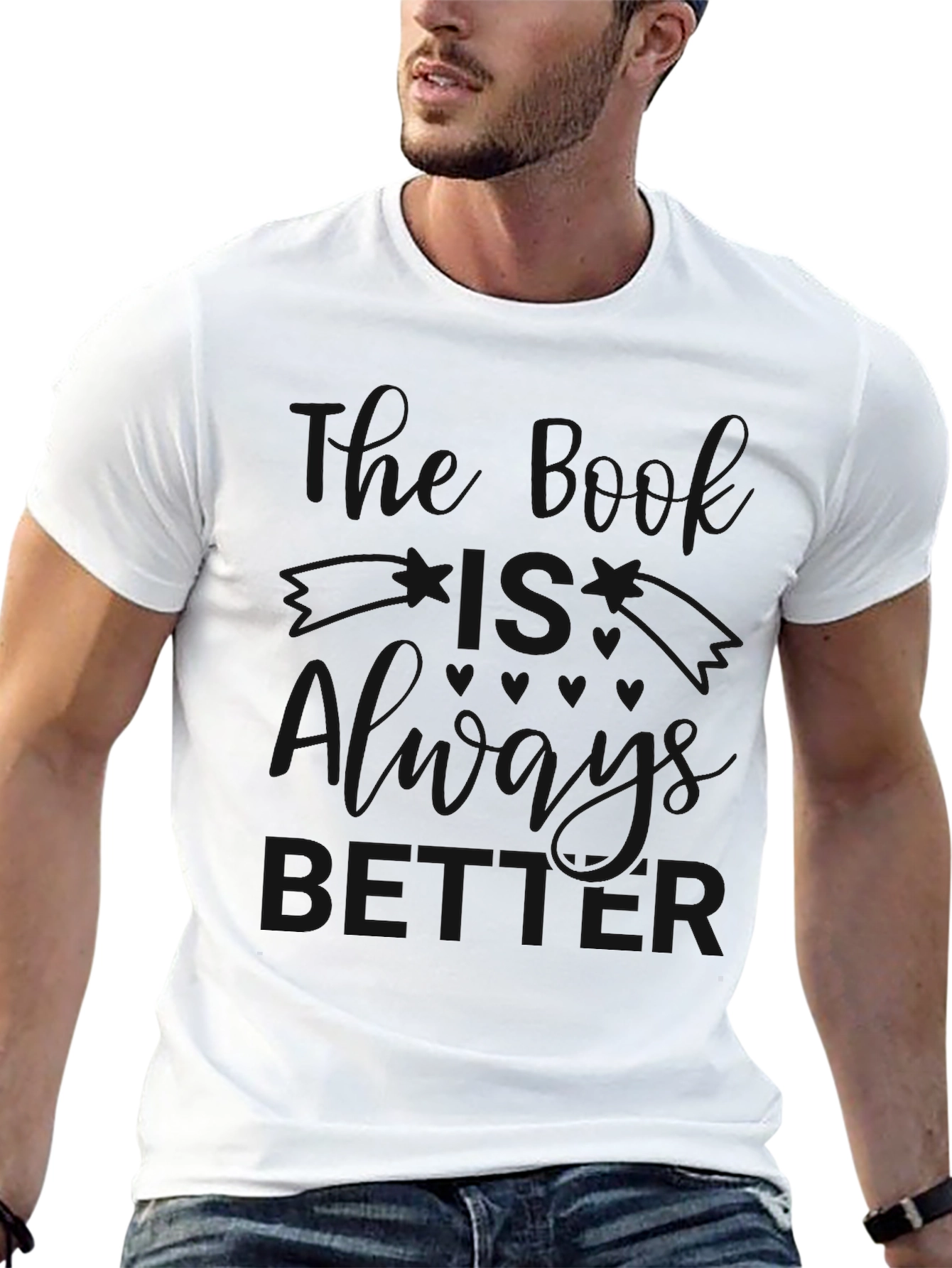 Mens Black Graphic T-Shirt