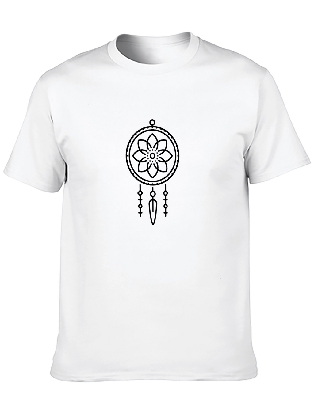 Dreamcatcher Graphic Black Tee - Stylish Casual Wear