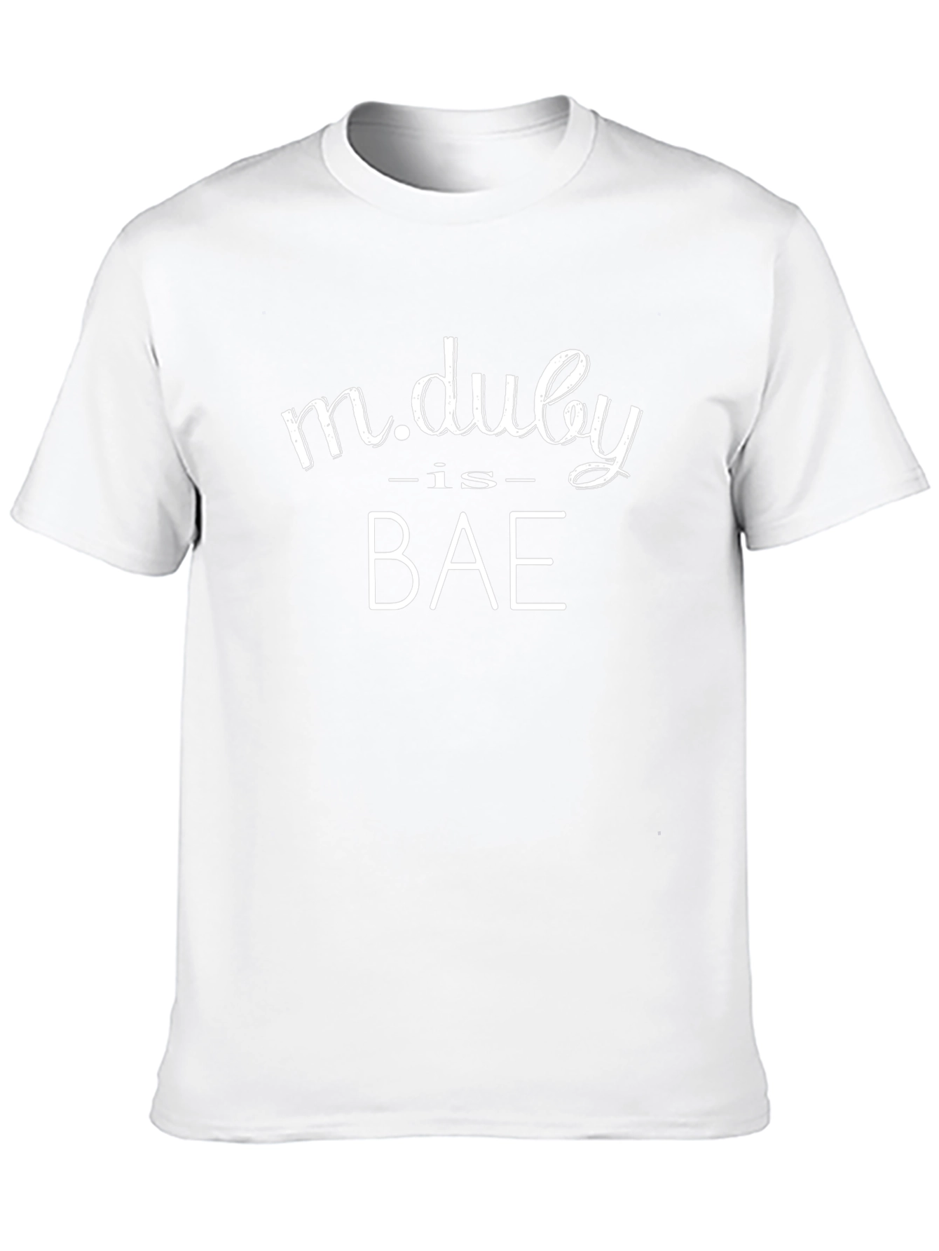 M.Duly Is Bae Black Graphic Tee Shirt