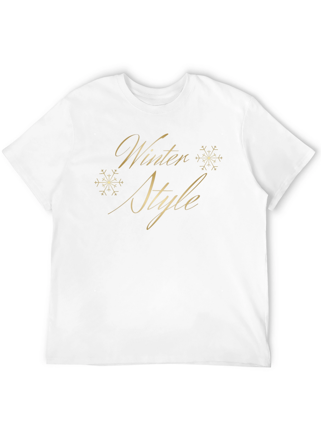 Winter Style Black T-Shirt