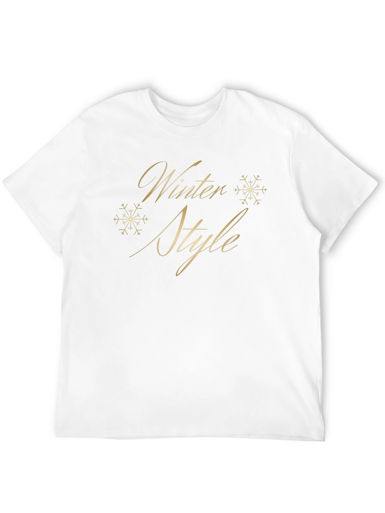 Winter Style Black T-Shirt