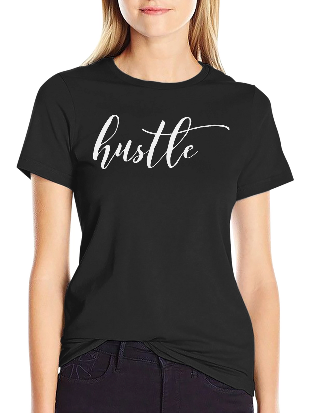 Hustle Graphic Tee - Classic Black T-Shirt