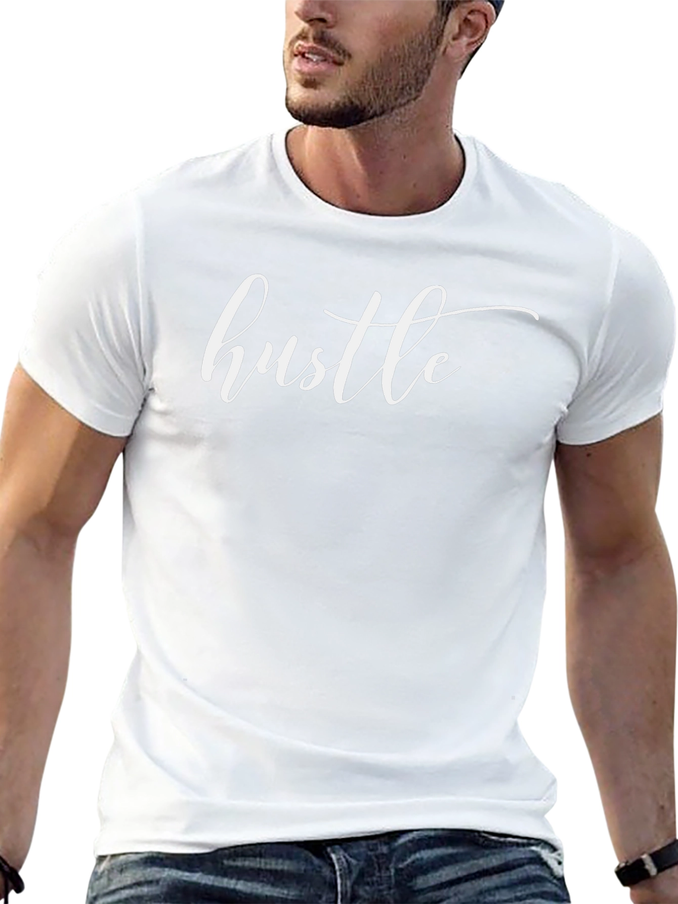 Hustle Graphic Tee - Classic Black T-Shirt