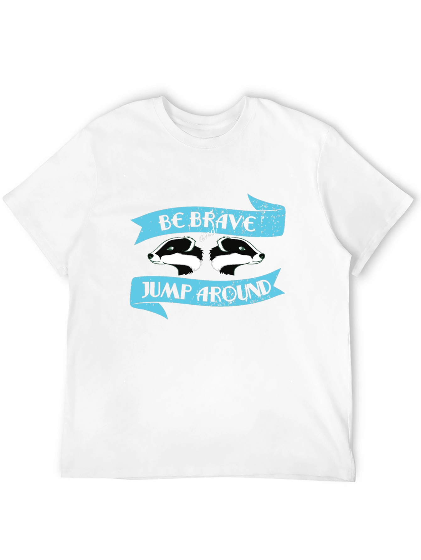 Be Brave Jump Around Badger T-Shirt