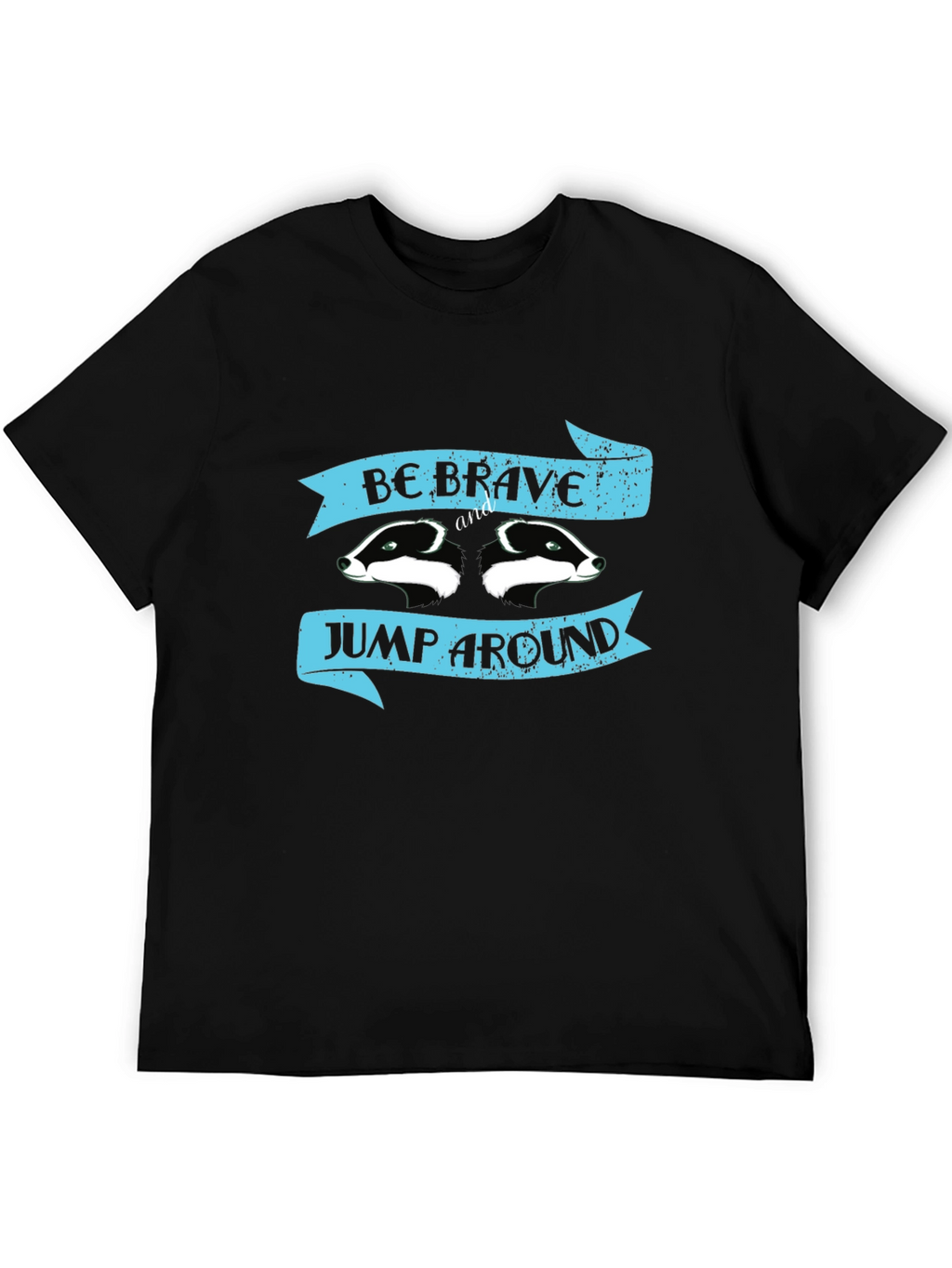 Be Brave Jump Around Badger T-Shirt