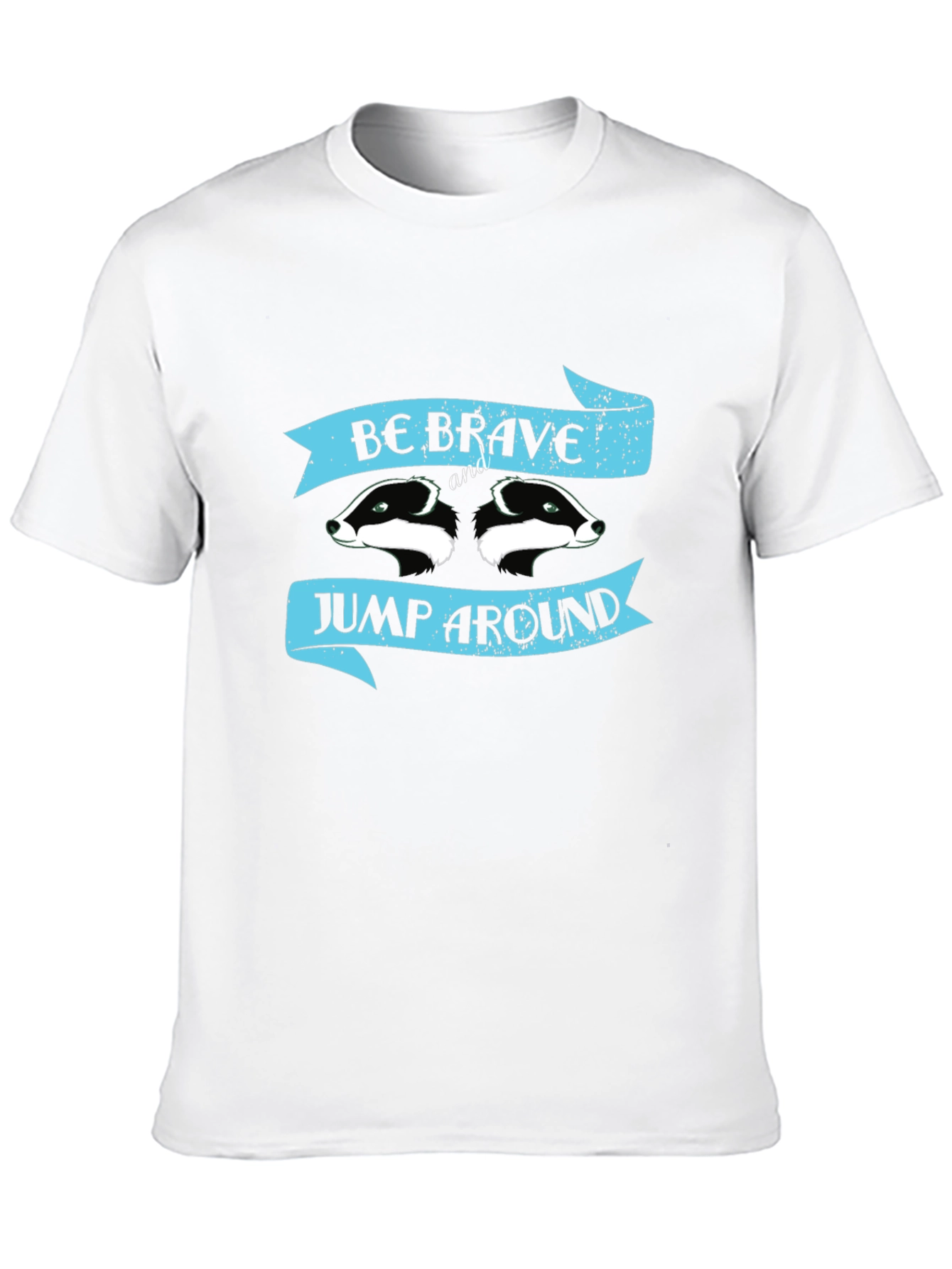 Be Brave Jump Around Badger T-Shirt