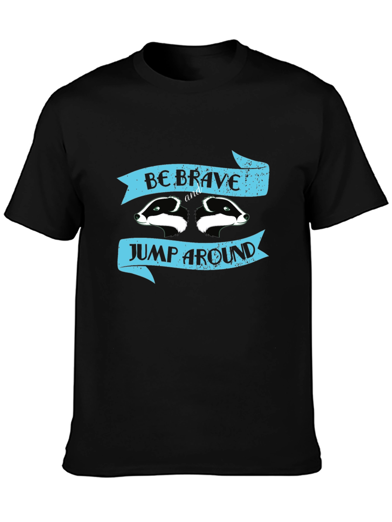 Be Brave Jump Around Badger T-Shirt