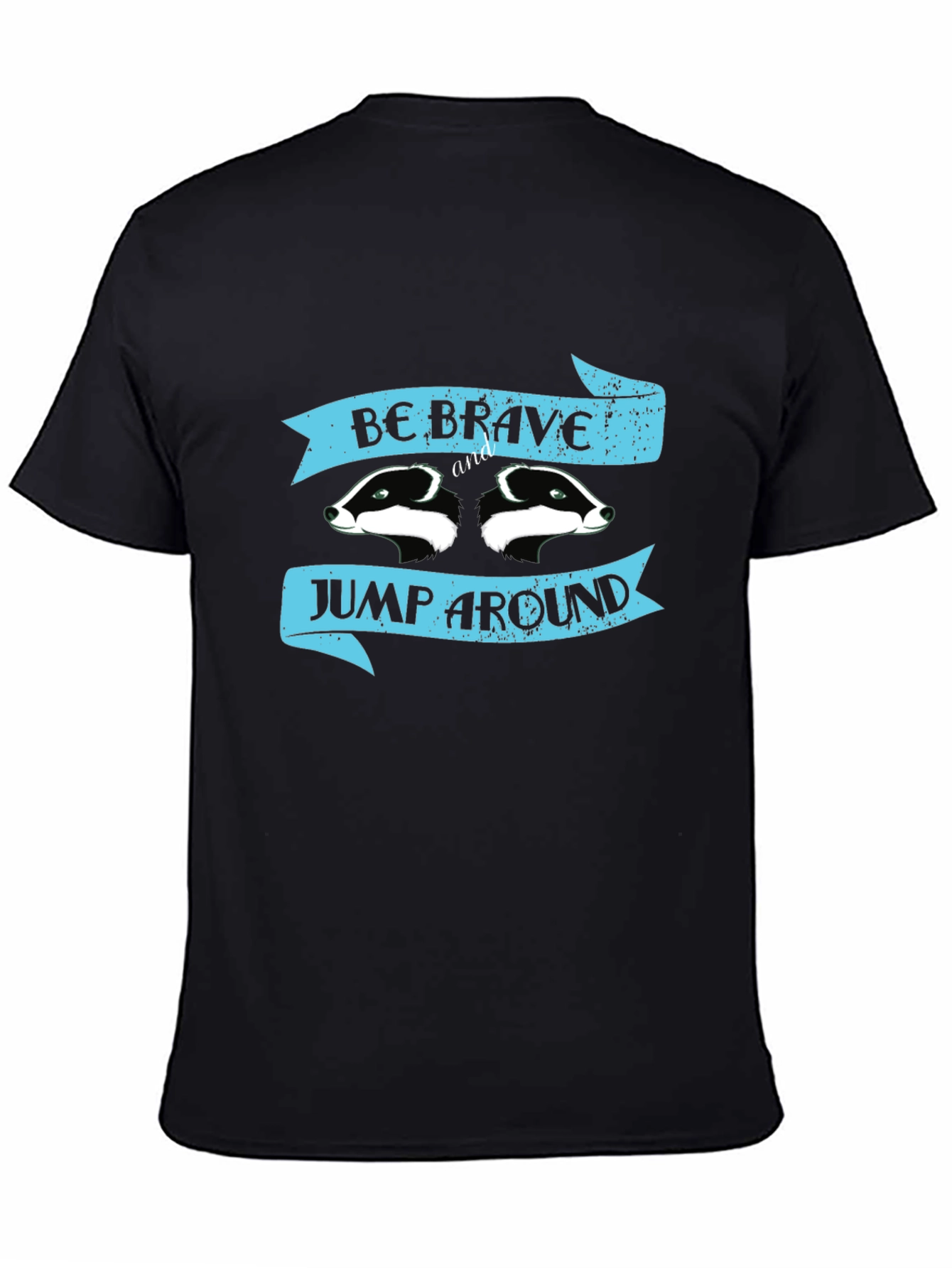 Be Brave Jump Around Badger T-Shirt