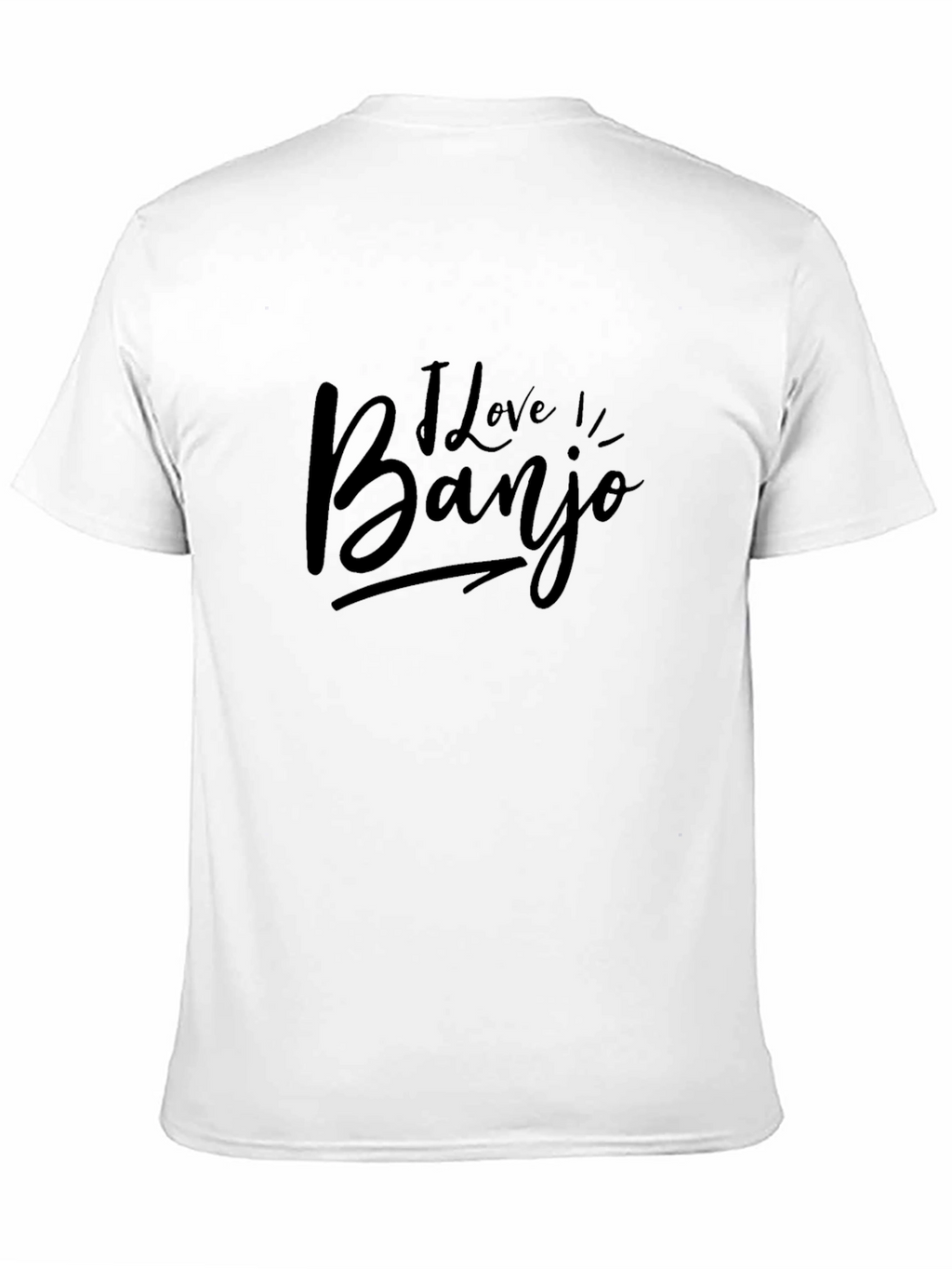 I Love Banjo Black T-Shirt