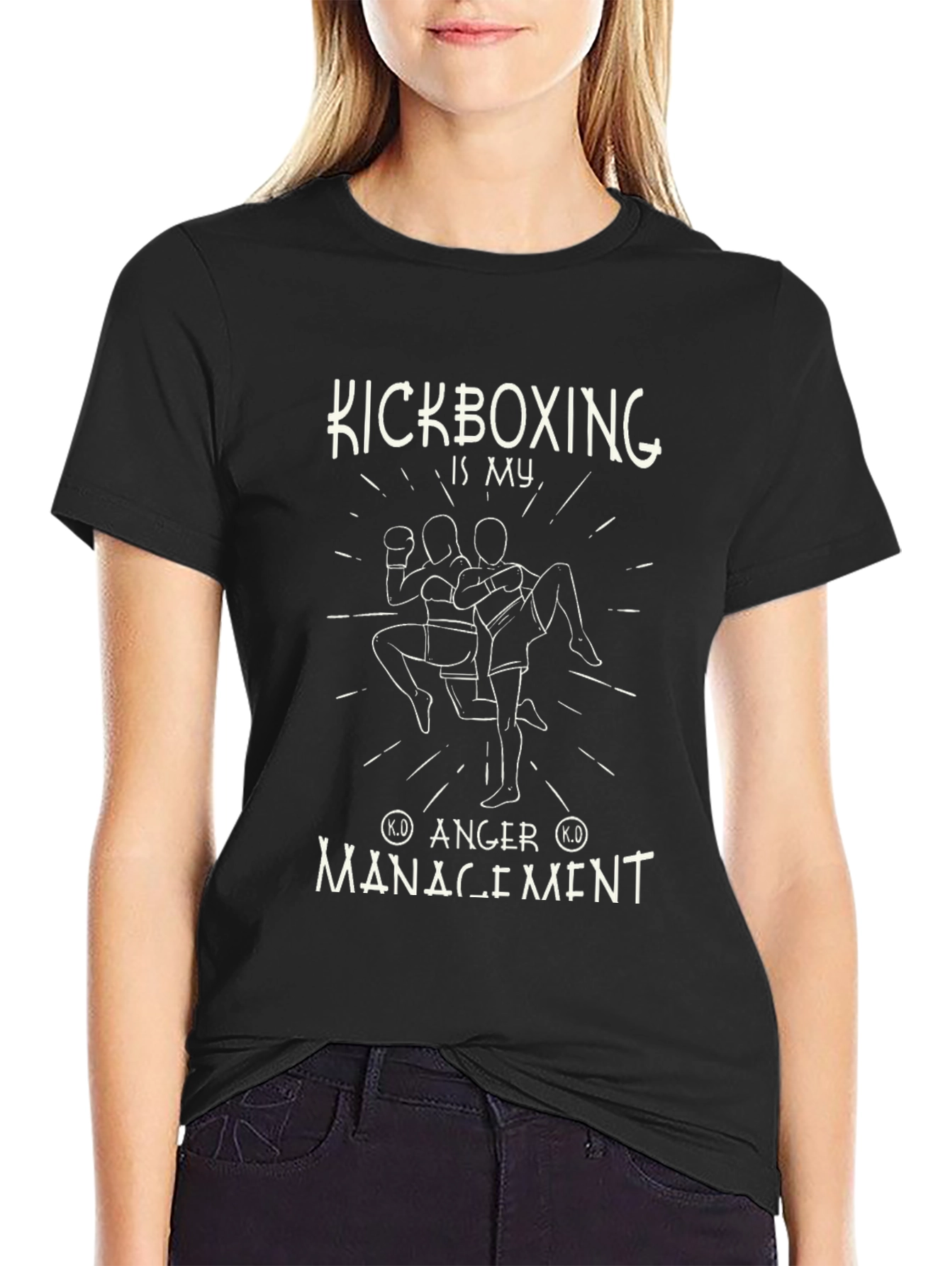 Kickboxing Anger Management T-Shirt