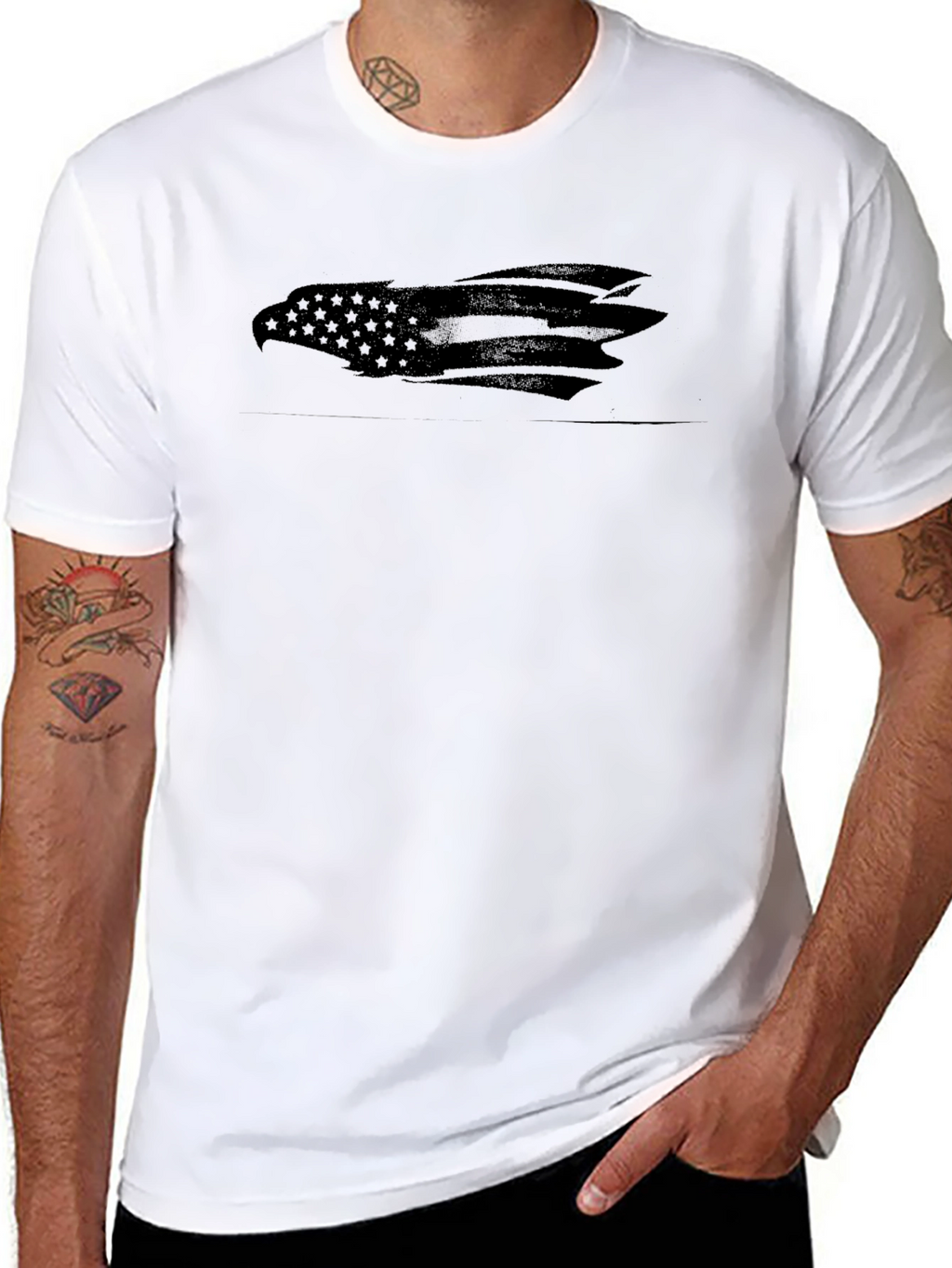 American Eagle Flag Graphic T-Shirt