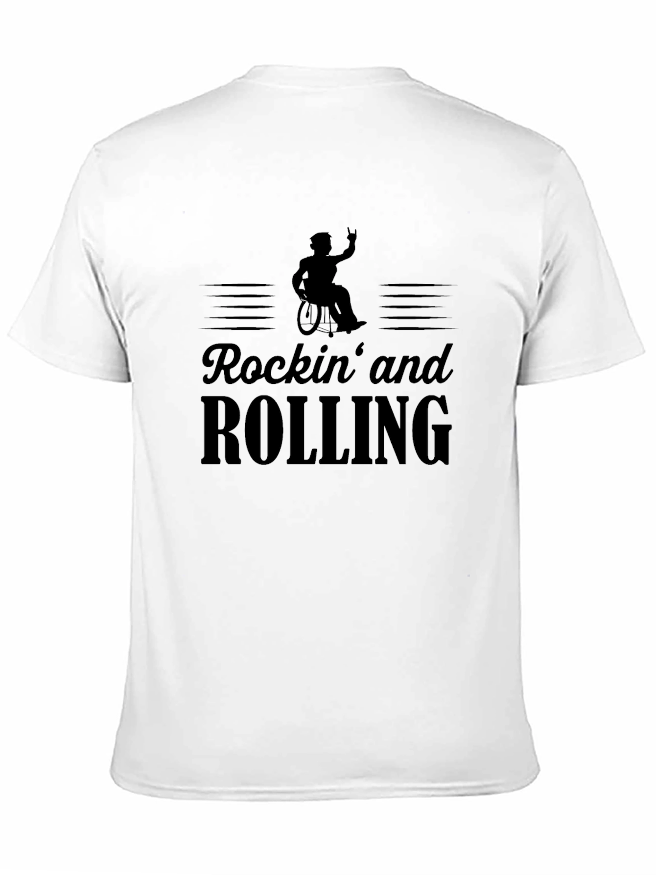 Rockin and Rolling Black T-Shirt