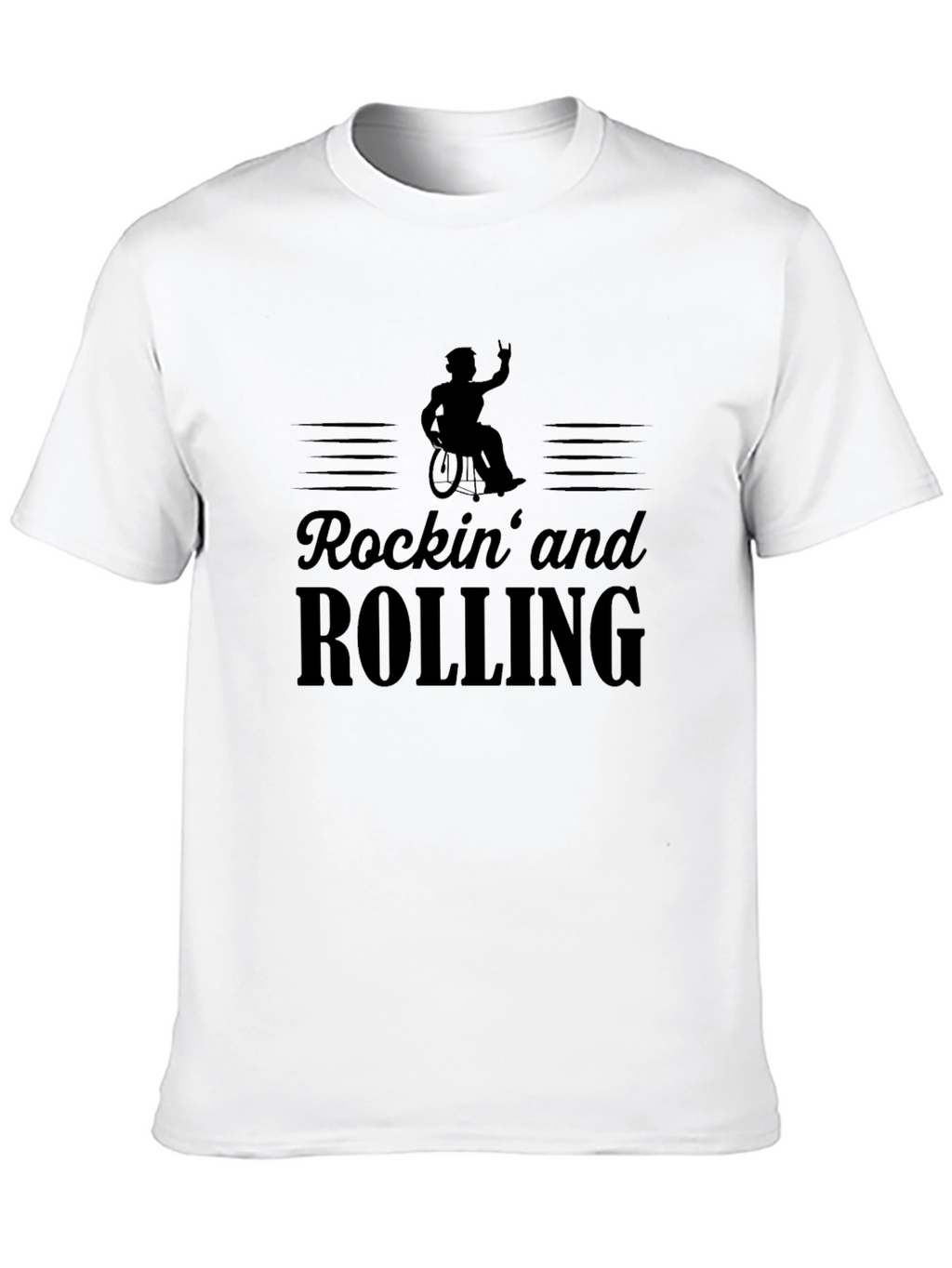 Rockin and Rolling Black T-Shirt