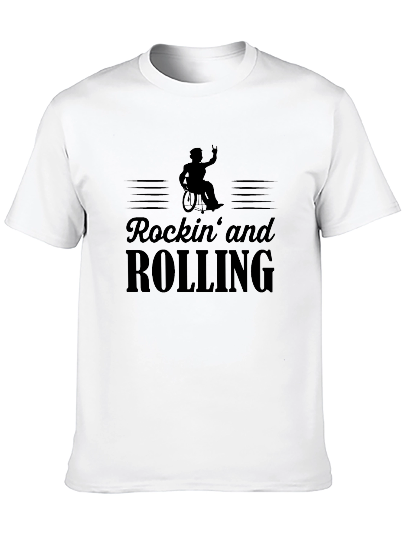 Rockin and Rolling Black T-Shirt