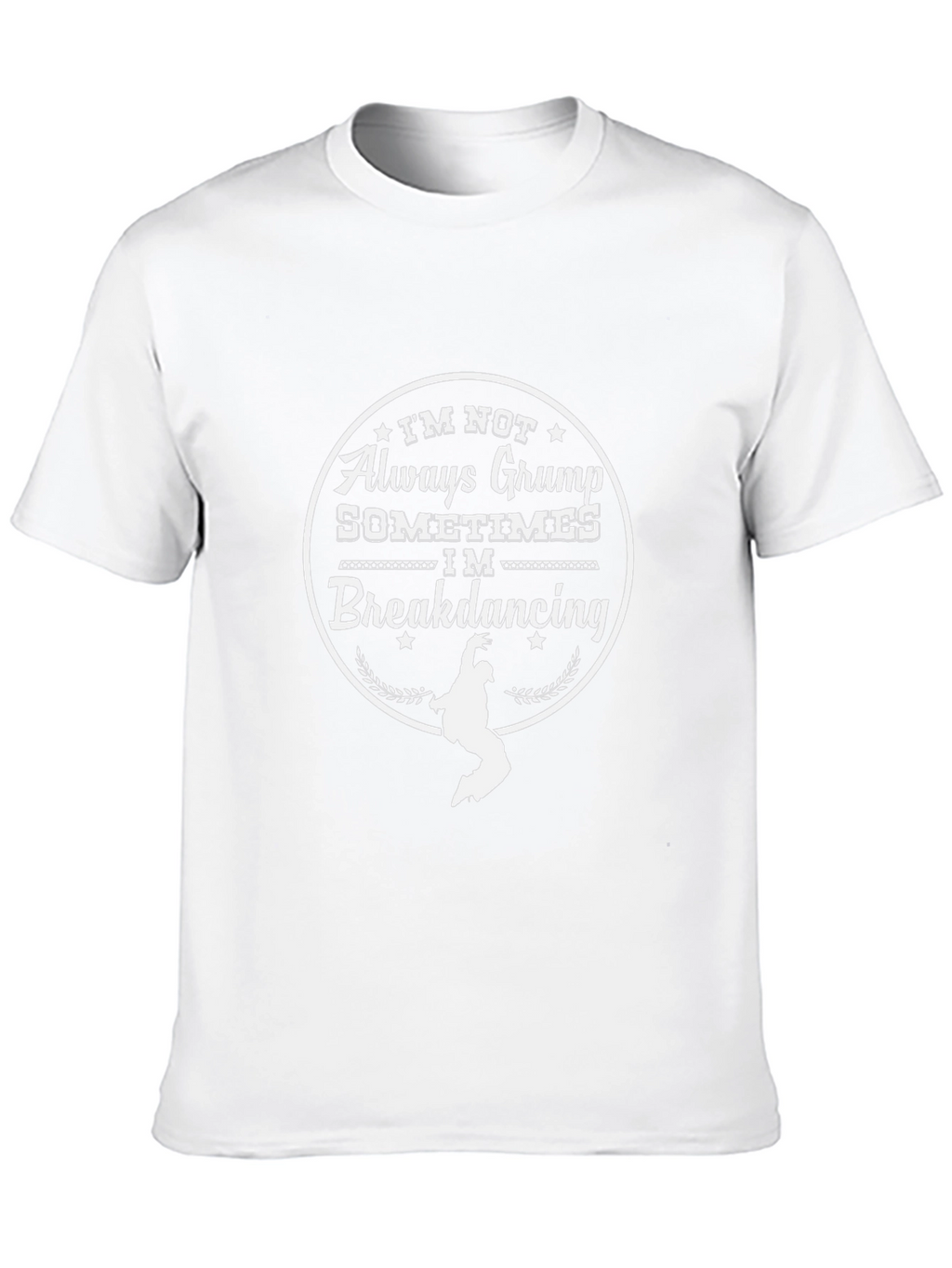 Grump Breakdancing Graphic Tee - Black