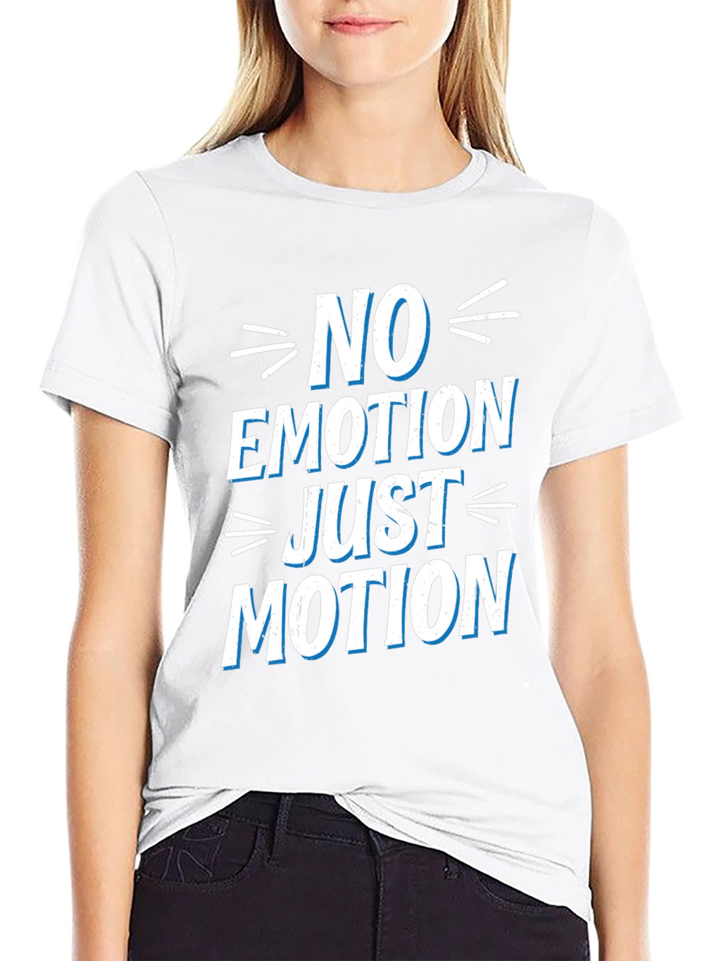 No Emotion Just Motion Graphic T-Shirt