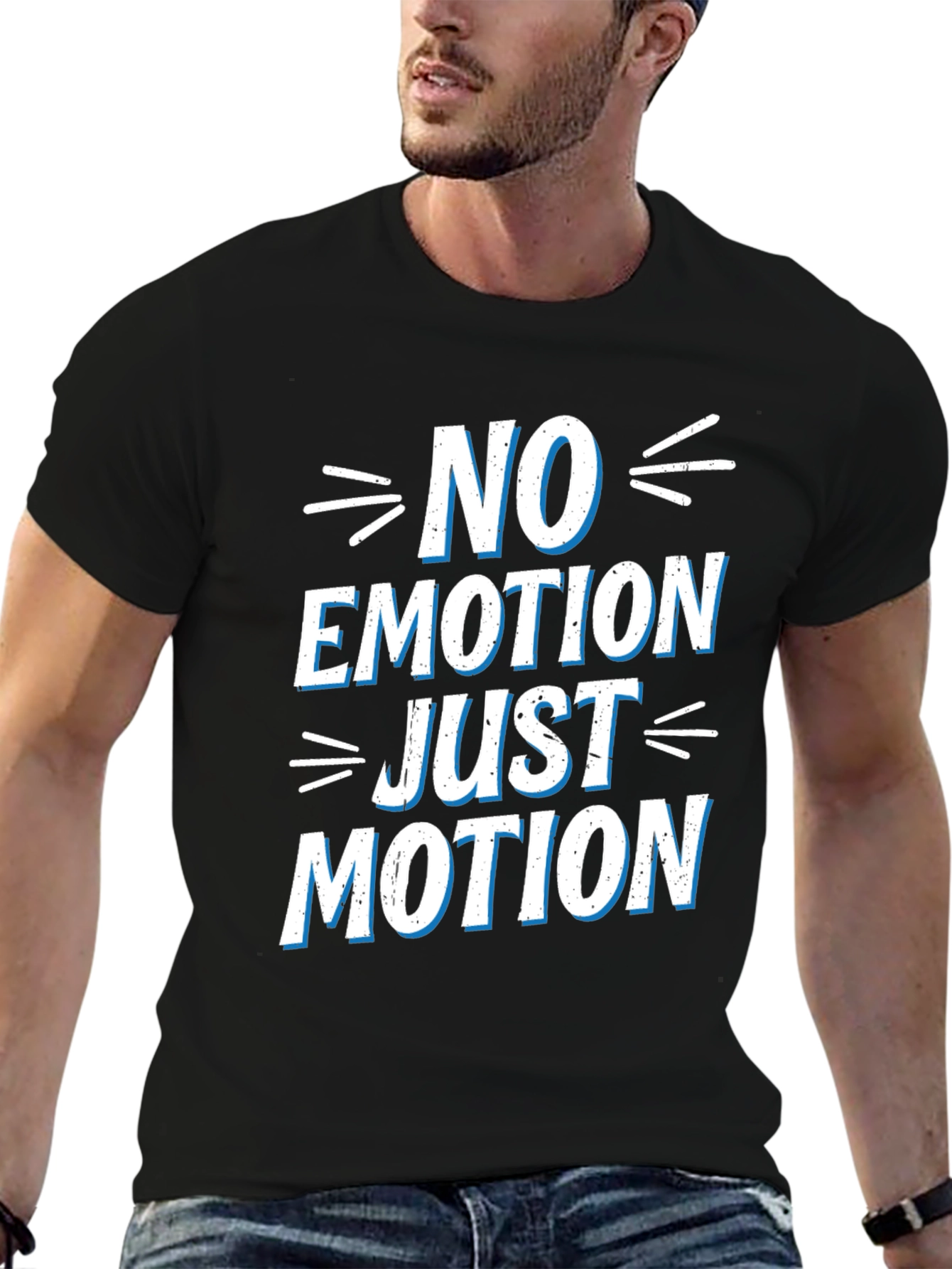 No Emotion Just Motion Graphic T-Shirt