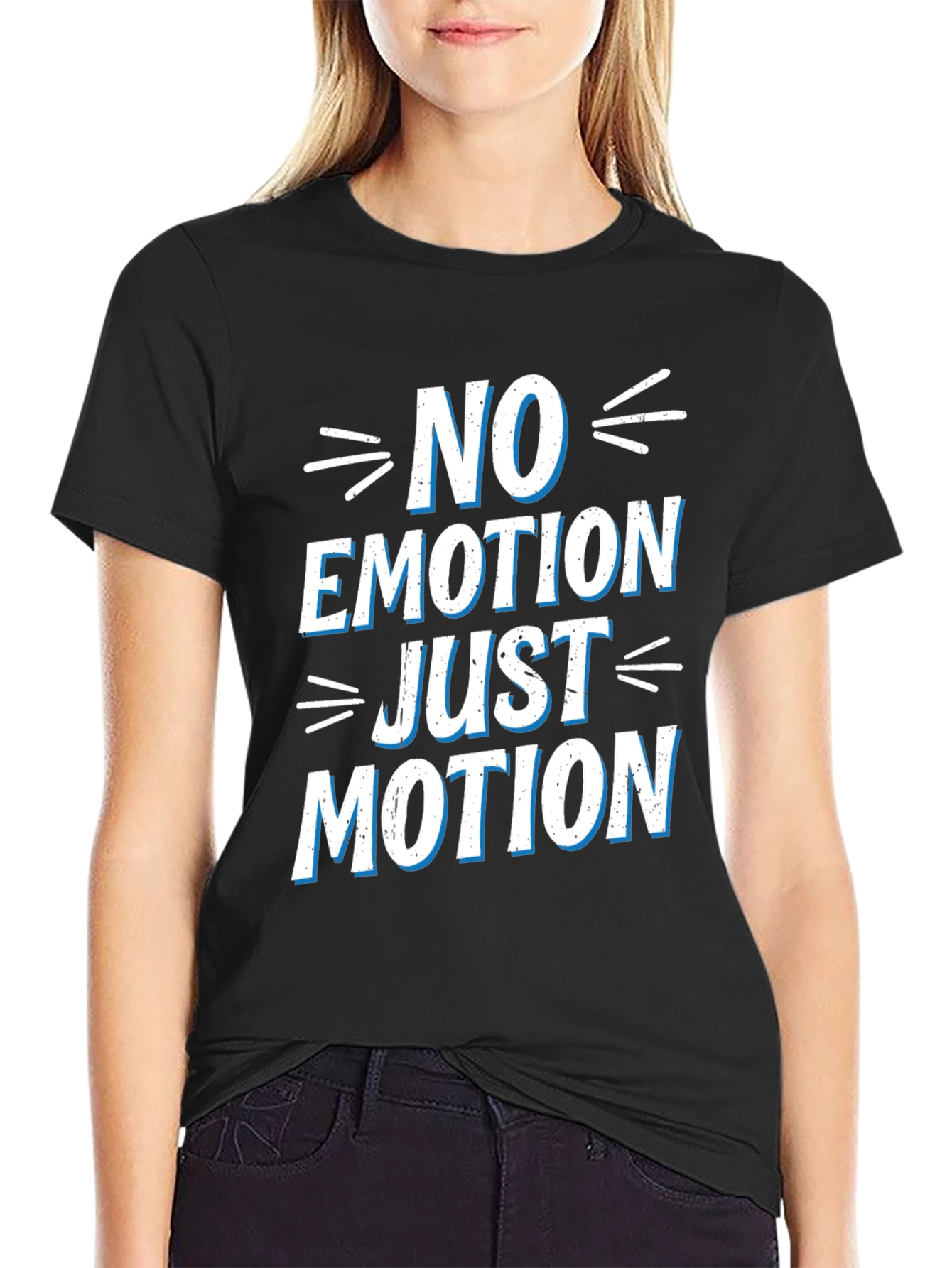 No Emotion Just Motion Graphic T-Shirt