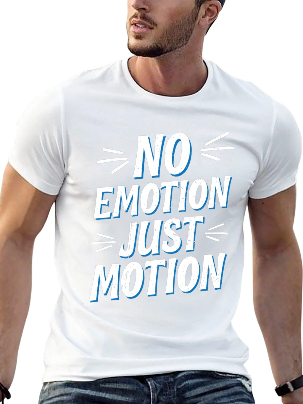 No Emotion Just Motion Graphic T-Shirt