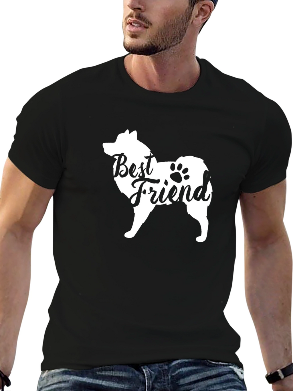 Best Friend Dog T-Shirt – Minimalist Dog Lover Graphic Tee