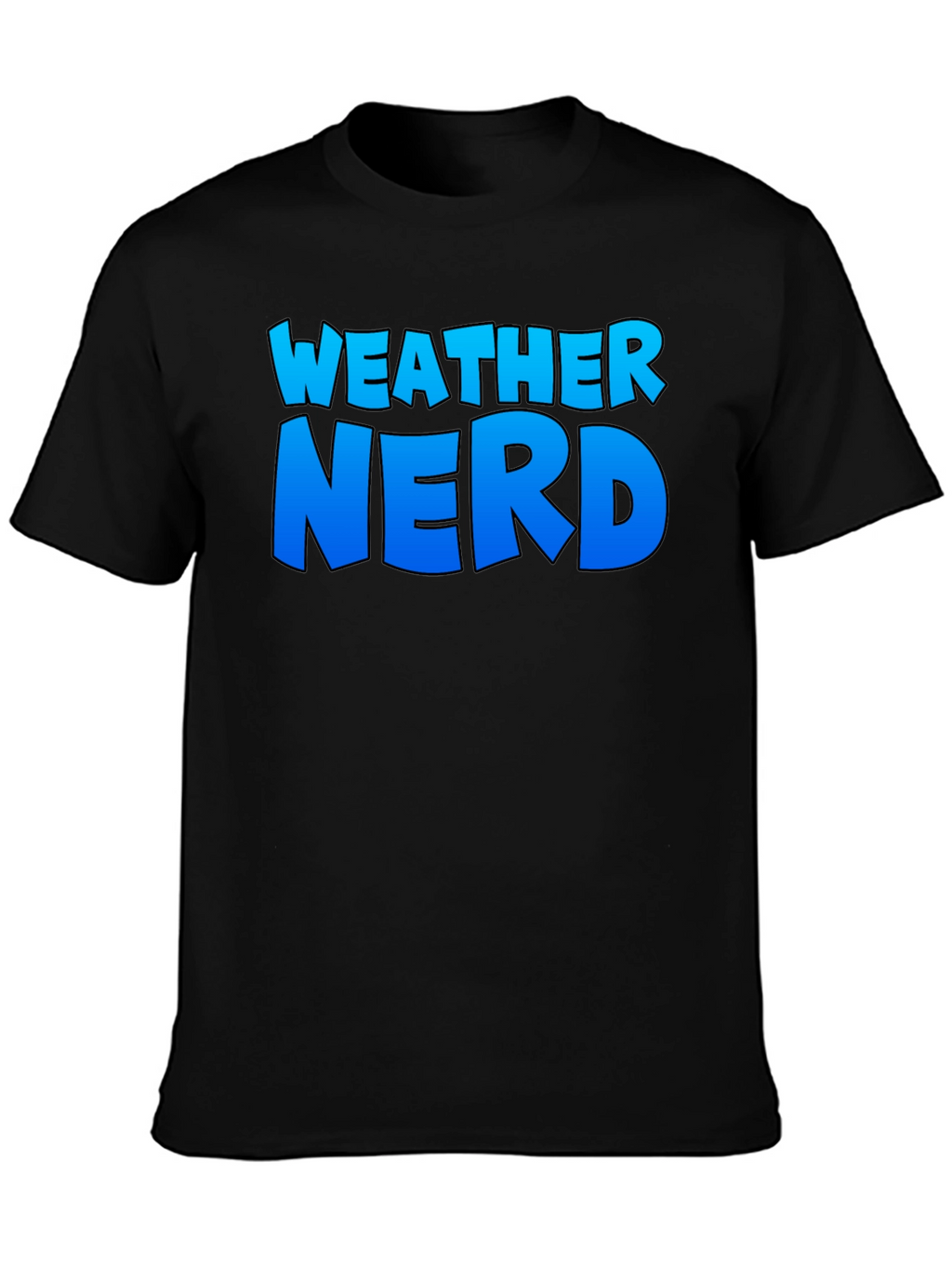 Weather Nerd T-Shirt - Comfortable Black Tee