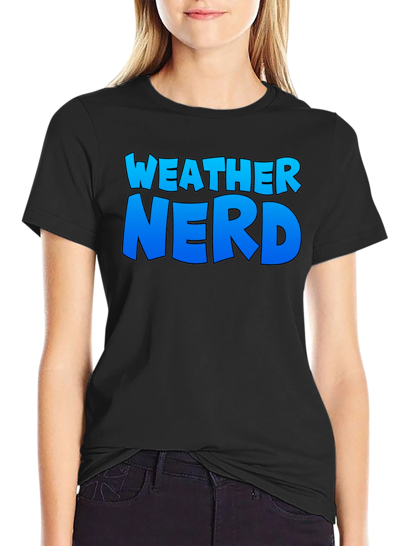 Weather Nerd T-Shirt - Comfortable Black Tee