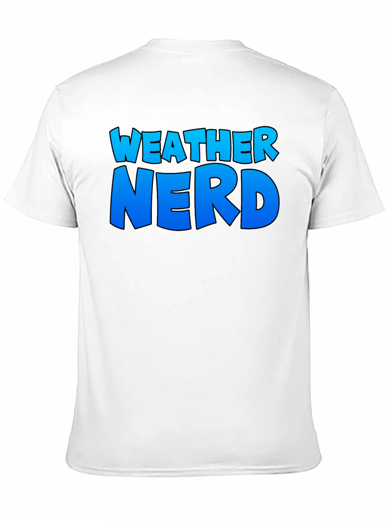 Weather Nerd T-Shirt - Comfortable Black Tee