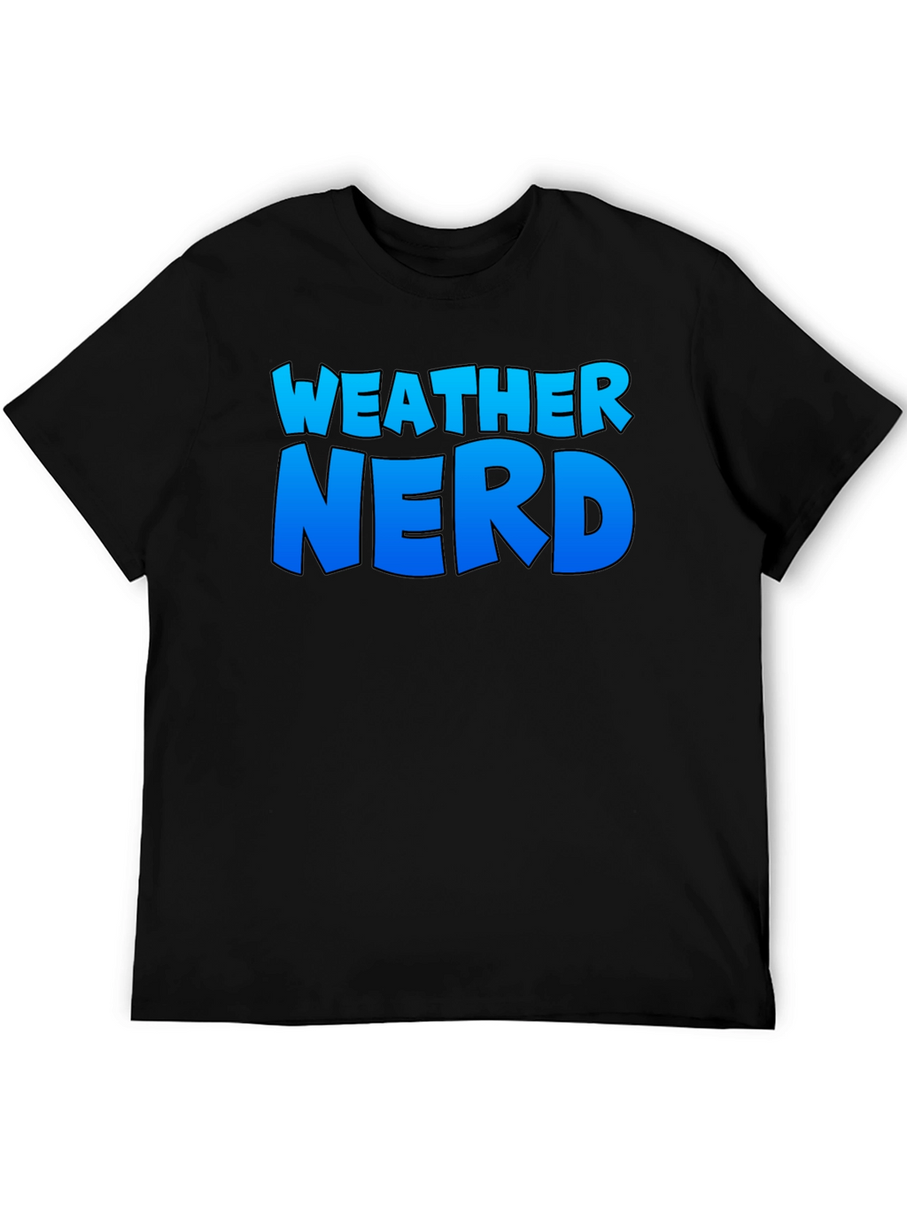 Weather Nerd T-Shirt - Comfortable Black Tee