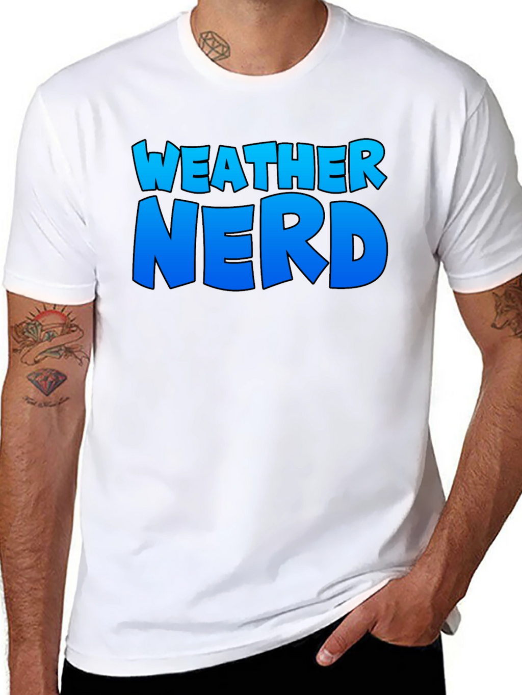 Weather Nerd T-Shirt - Comfortable Black Tee