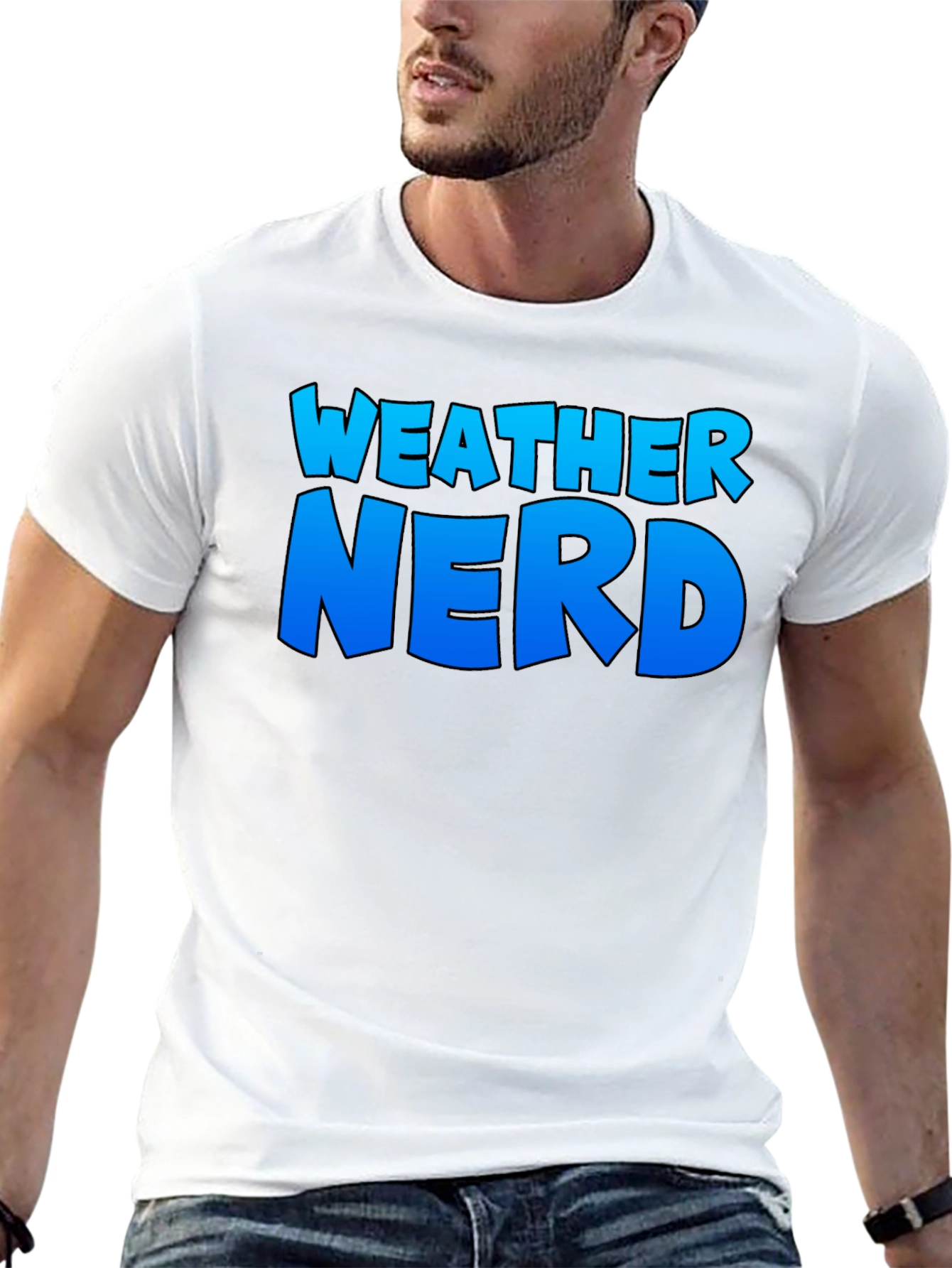 Weather Nerd T-Shirt - Comfortable Black Tee