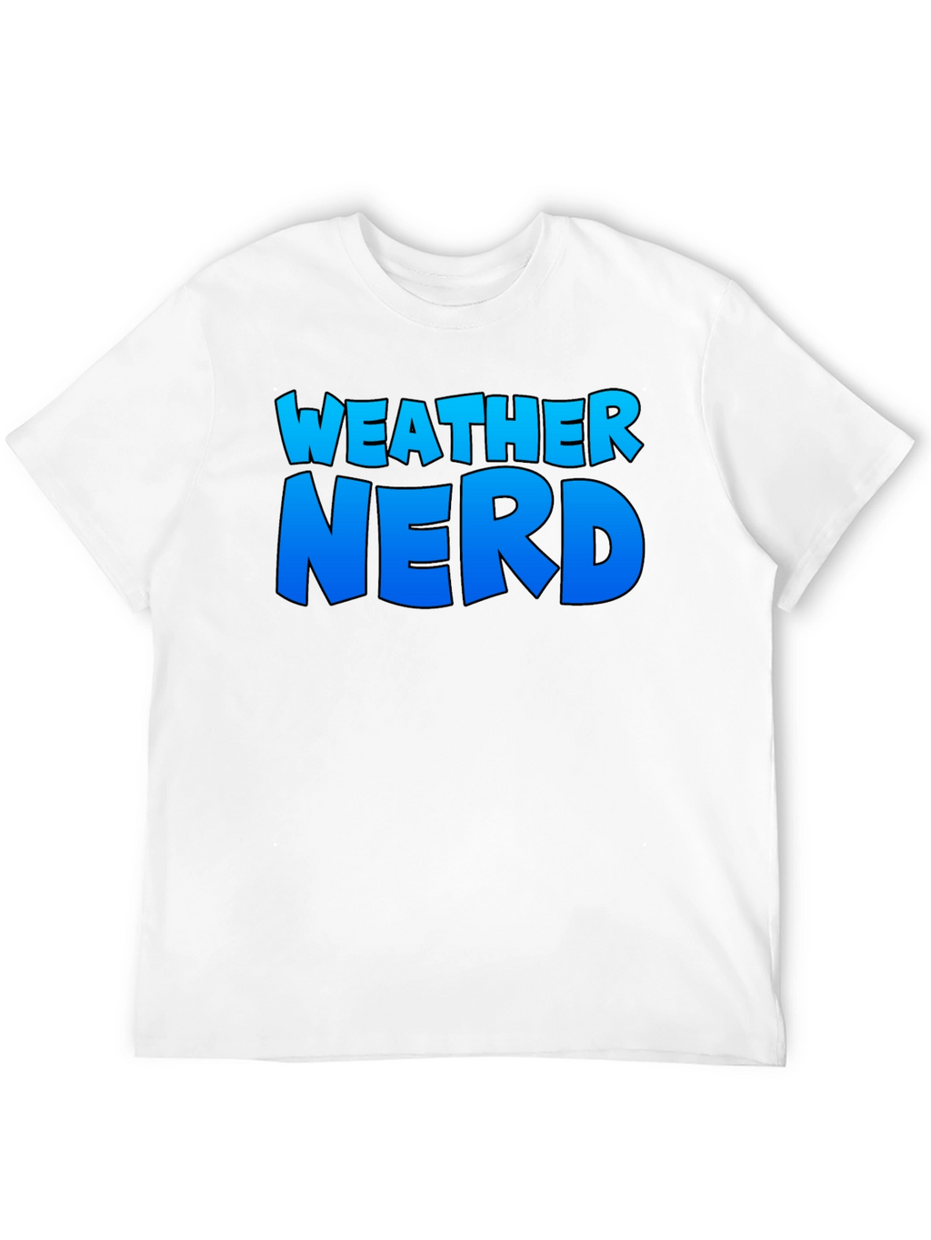Weather Nerd T-Shirt - Comfortable Black Tee